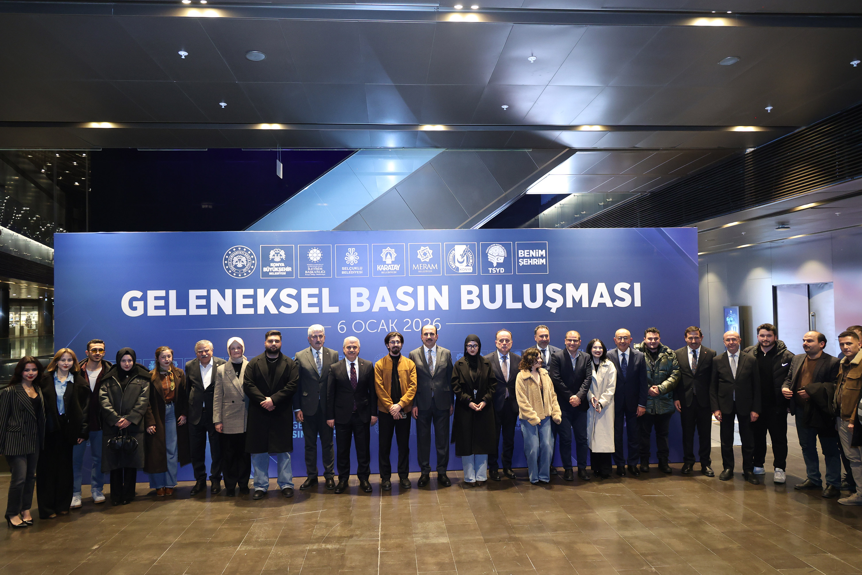 KONYA BASIN CAMİASI GELENEKSEL BASIN BULUŞMASI’NDA BİR ARAYA GELDİ
