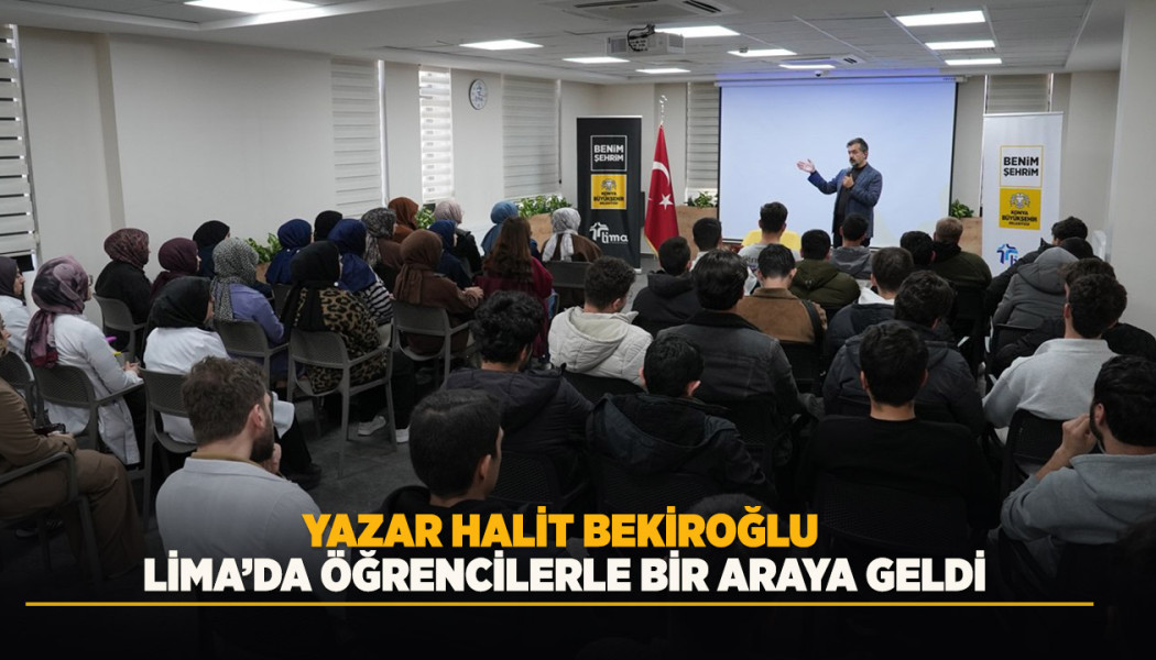 YAZAR HALİT BEKİROĞLU LİMA’DA ÖĞRENCİLERLE BİR ARAYA GELDİ