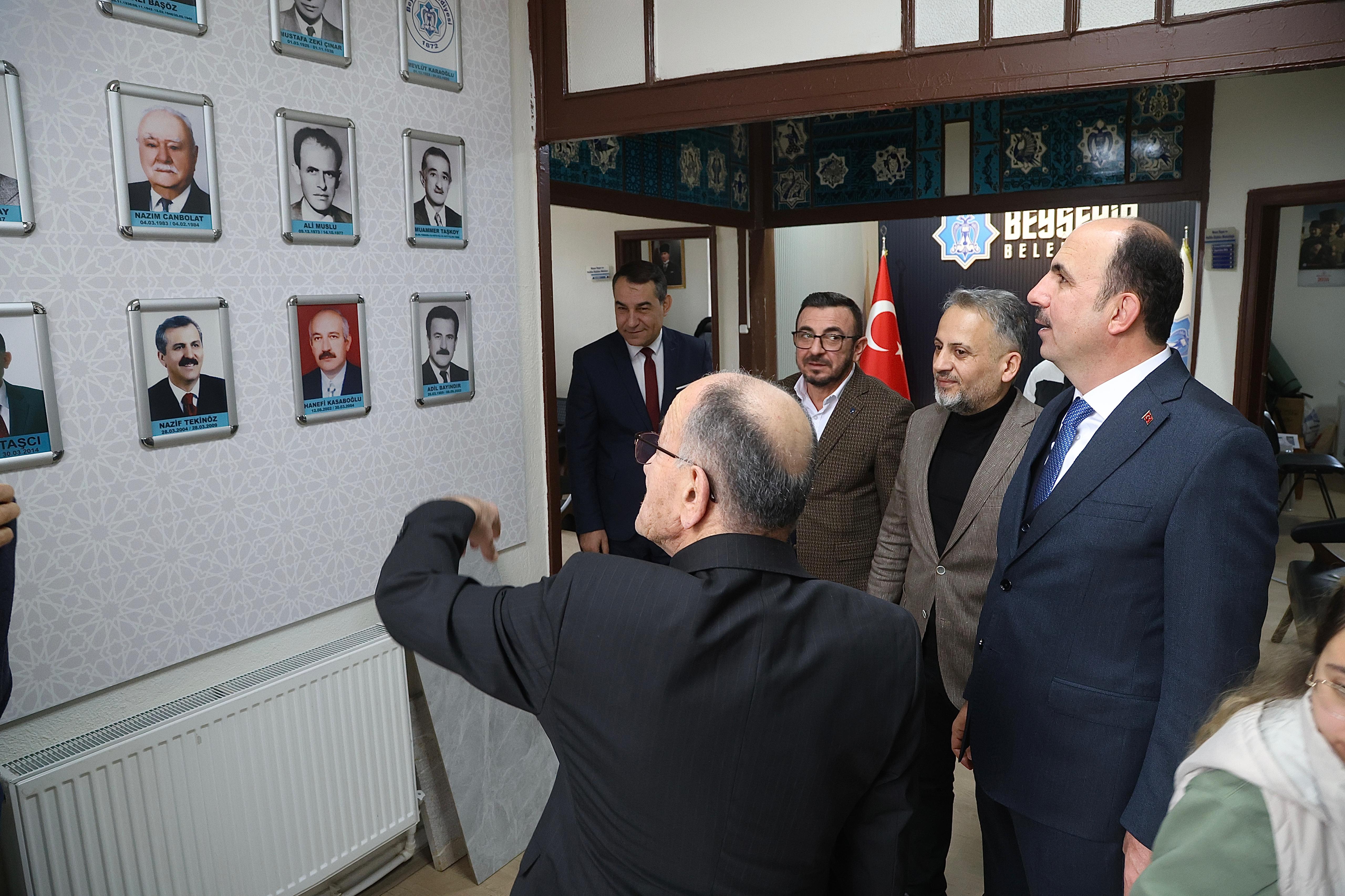 BAŞKAN ALTAY BEYŞEHİR VE DEREBUCAK BELEDİYELERİNİ ZİYARET ETTİ