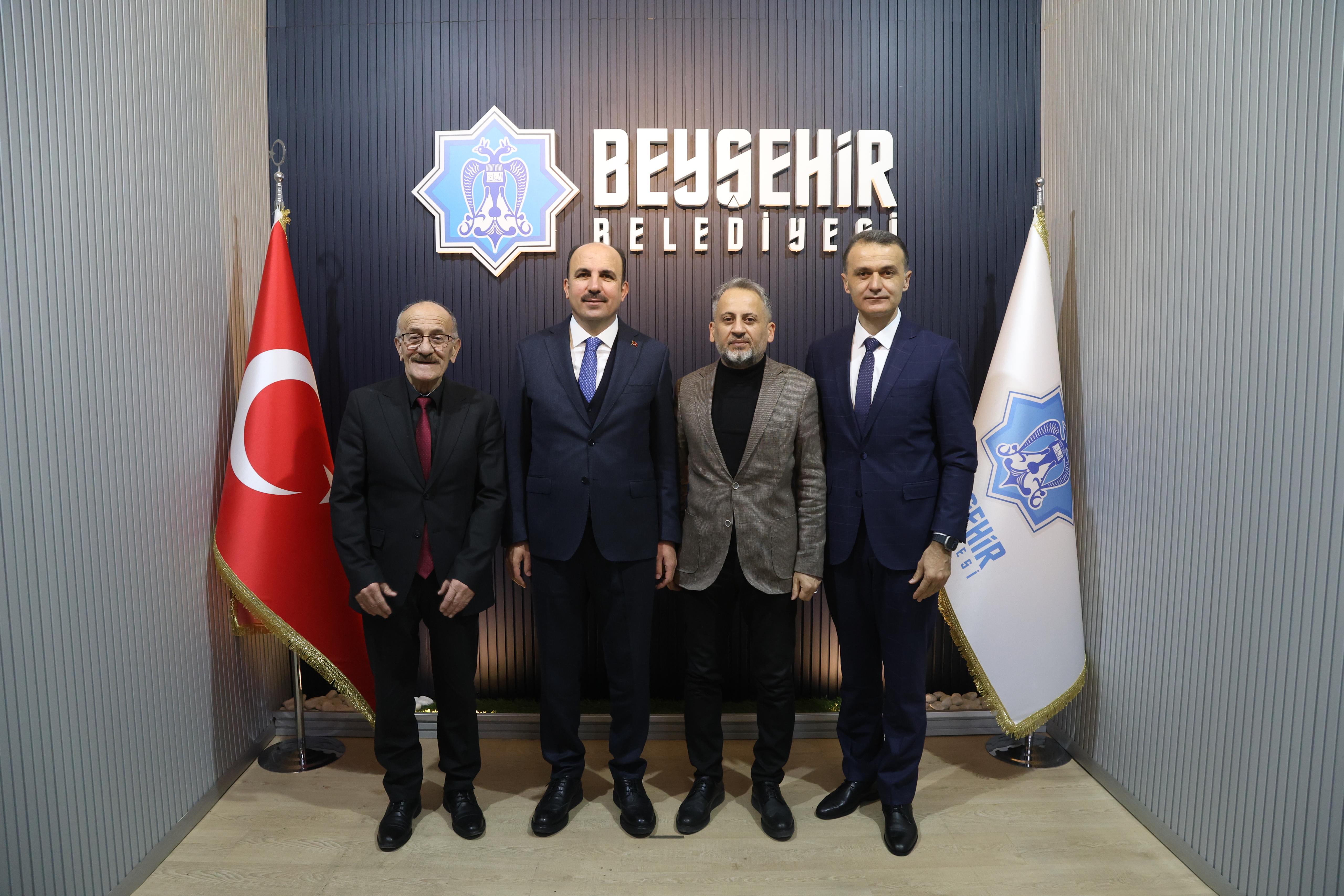 BAŞKAN ALTAY BEYŞEHİR VE DEREBUCAK BELEDİYELERİNİ ZİYARET ETTİ