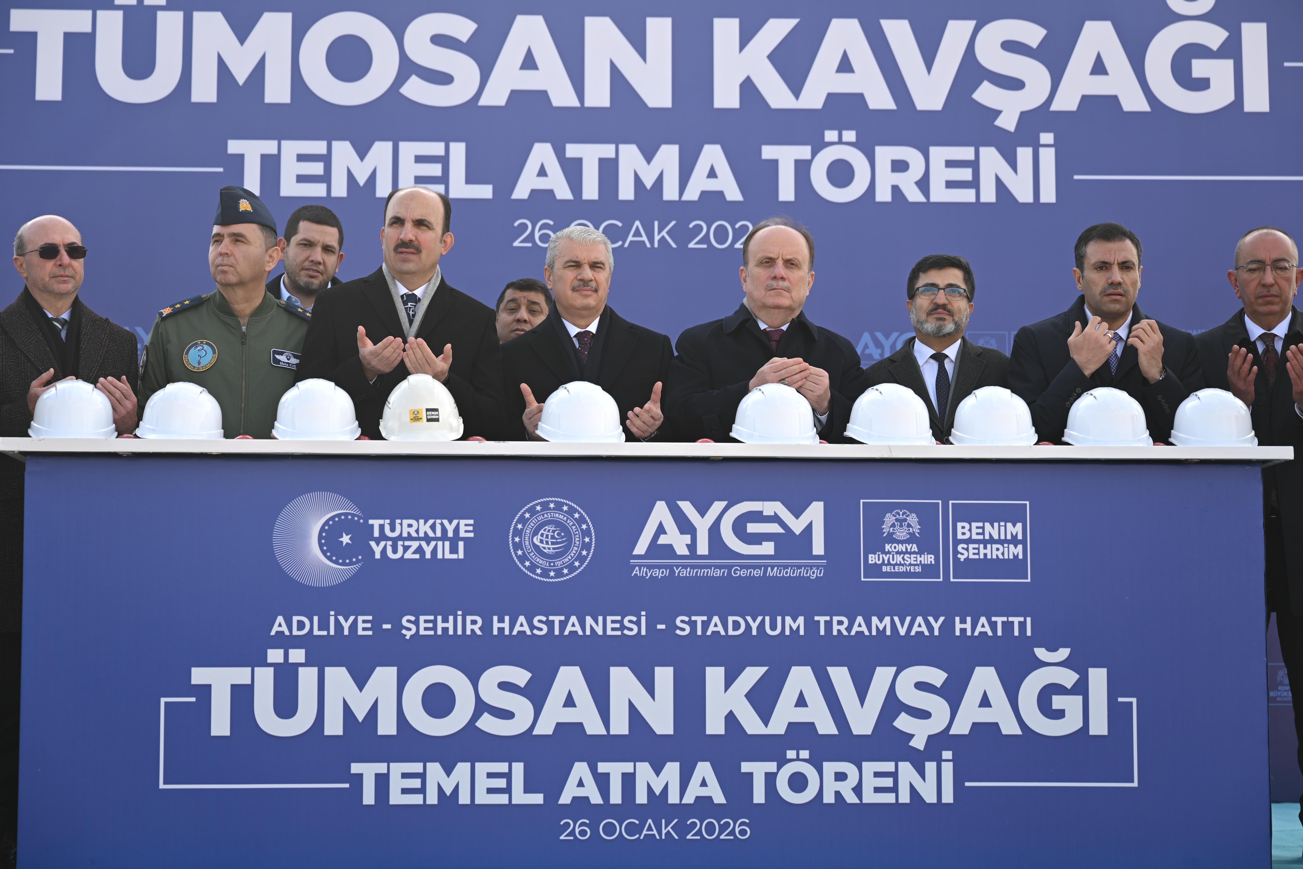 KONYA’NIN GELİŞEN RAYLI SİSTEM YOLCULUĞUNDA ÖNEMLİ BİR YATIRIMIN DAHA TEMELİ ATILDI