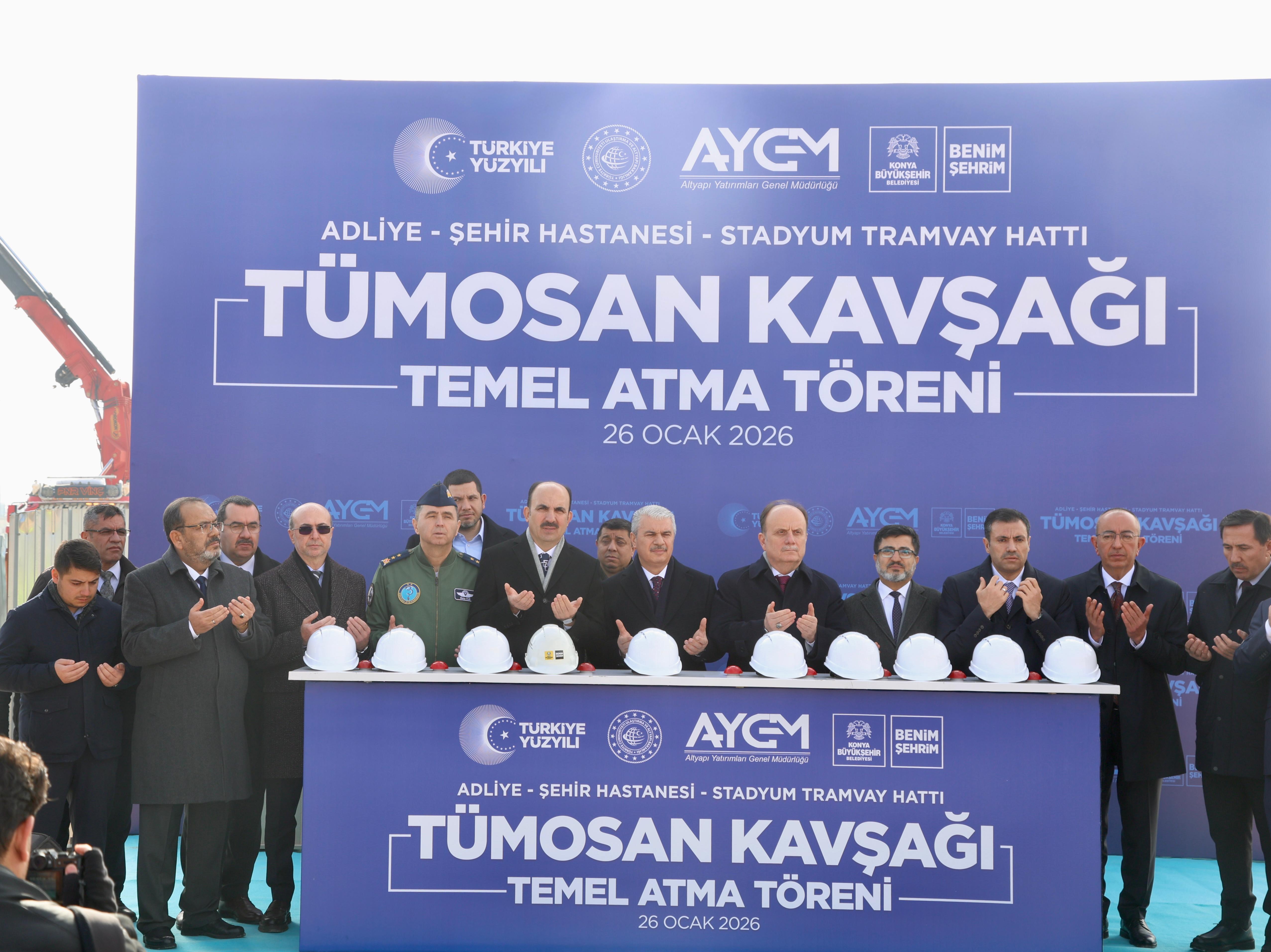 KONYA’NIN GELİŞEN RAYLI SİSTEM YOLCULUĞUNDA ÖNEMLİ BİR YATIRIMIN DAHA TEMELİ ATILDI