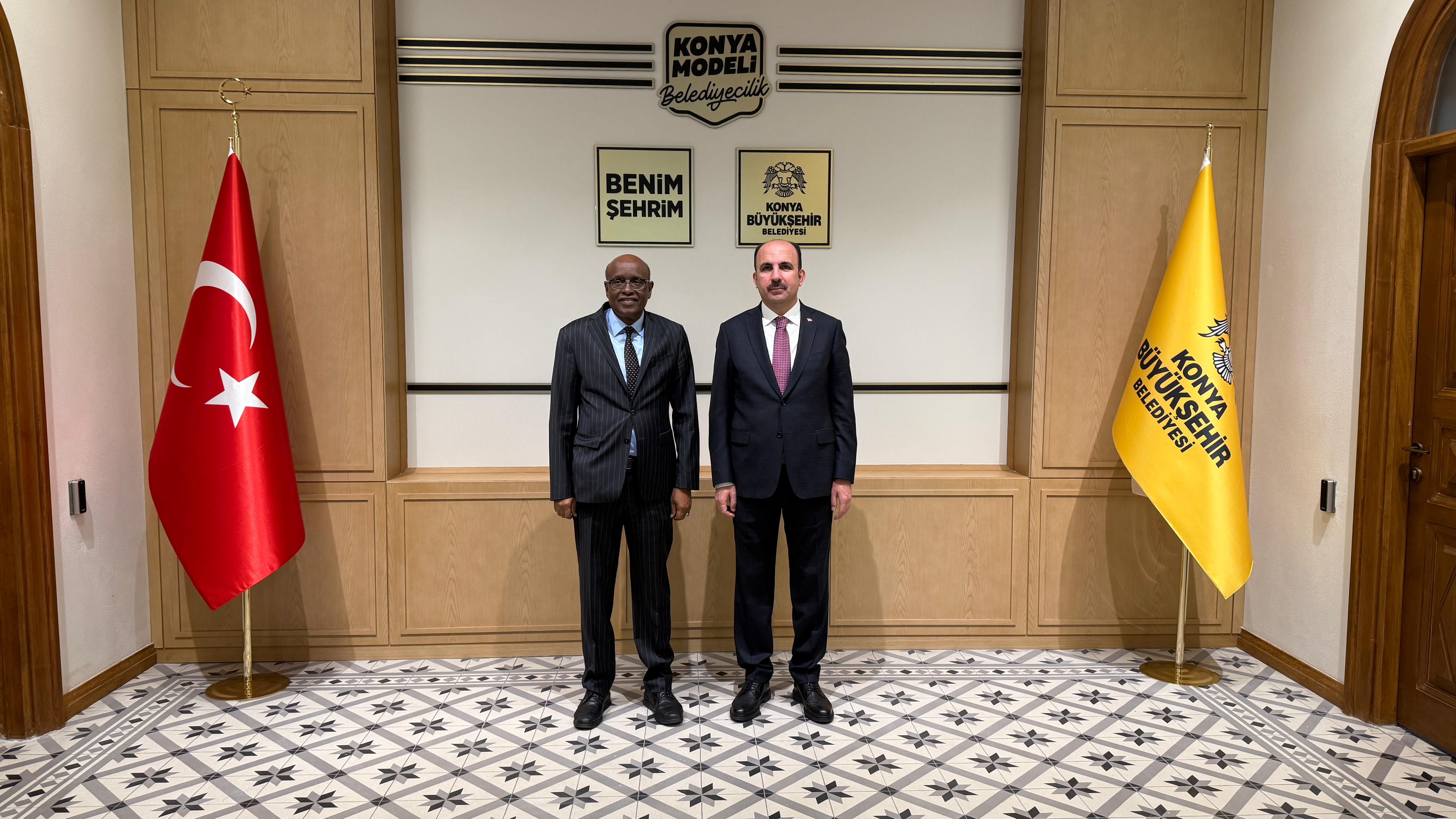 CİBUTİ CUMHURİYETİ ANKARA BÜYÜKELÇİSİ ABDİLLAHİ, BAŞKAN ALTAY’I ZİYARET ETTİ