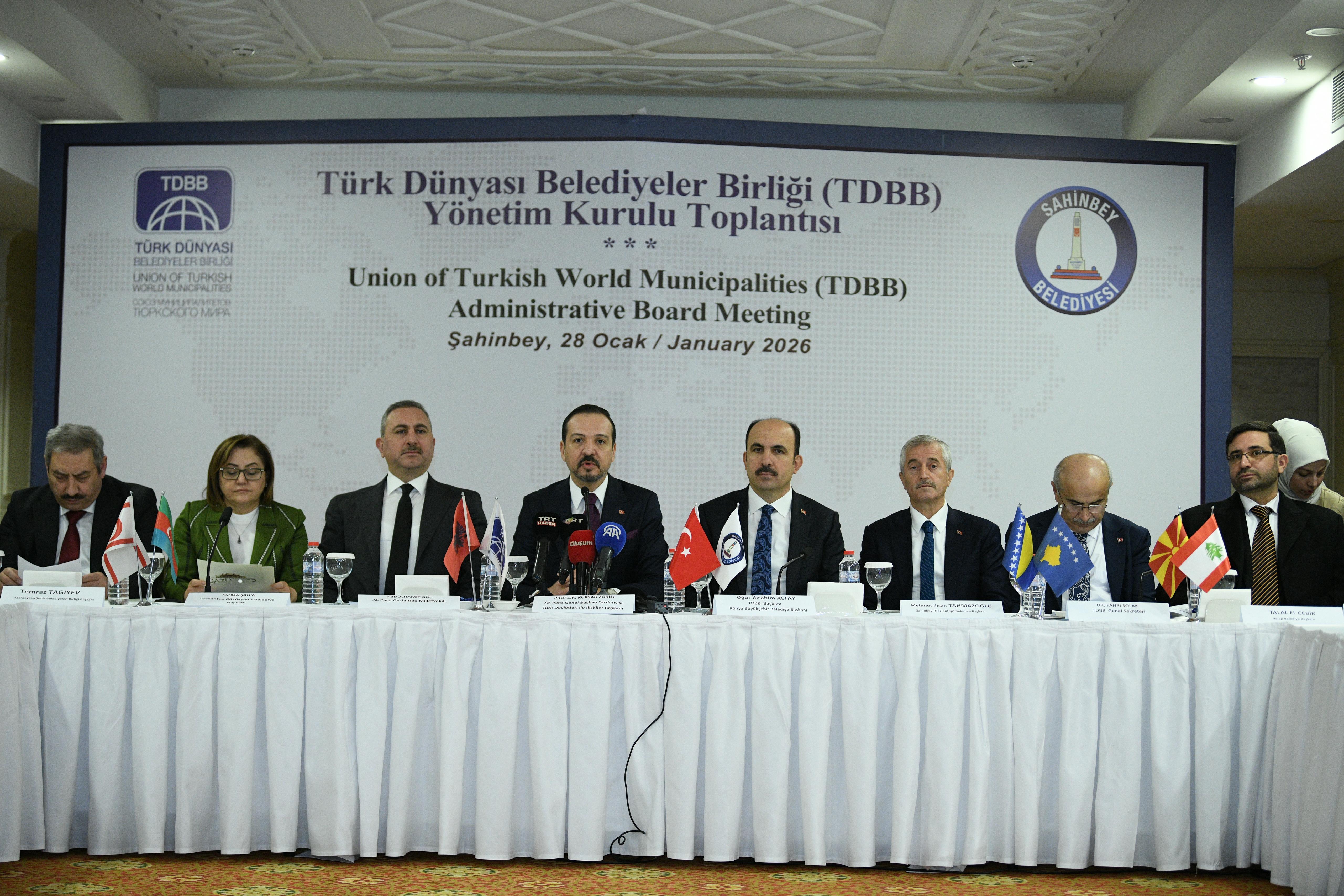 TDBB YÖNETİM KURULU TOPLANTISI AK PARTİ GENEL BAŞKAN YARDIMCISI ZORLU’NUN KATILIMIYLA YAPILDI