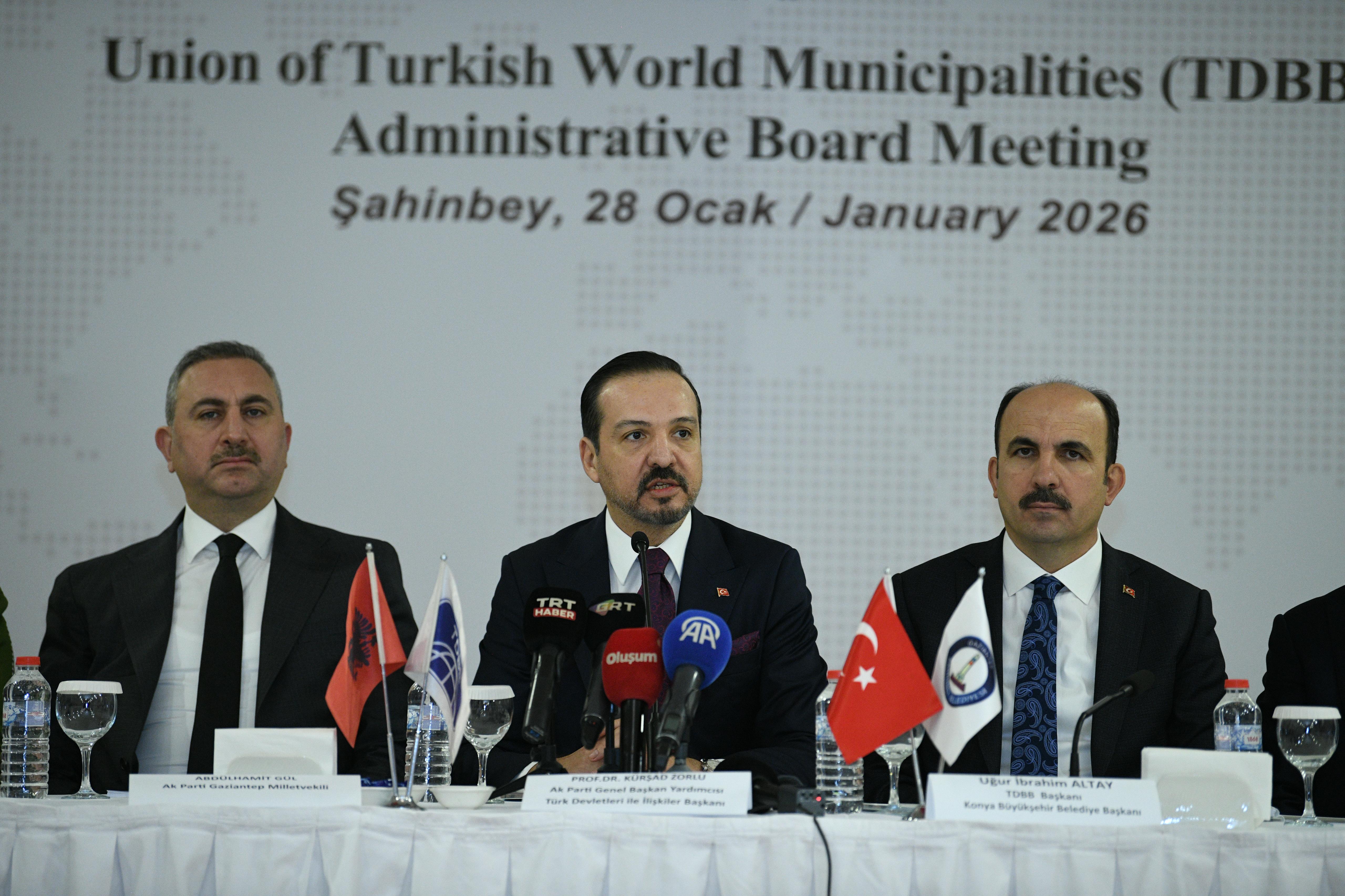 TDBB YÖNETİM KURULU TOPLANTISI AK PARTİ GENEL BAŞKAN YARDIMCISI ZORLU’NUN KATILIMIYLA YAPILDI