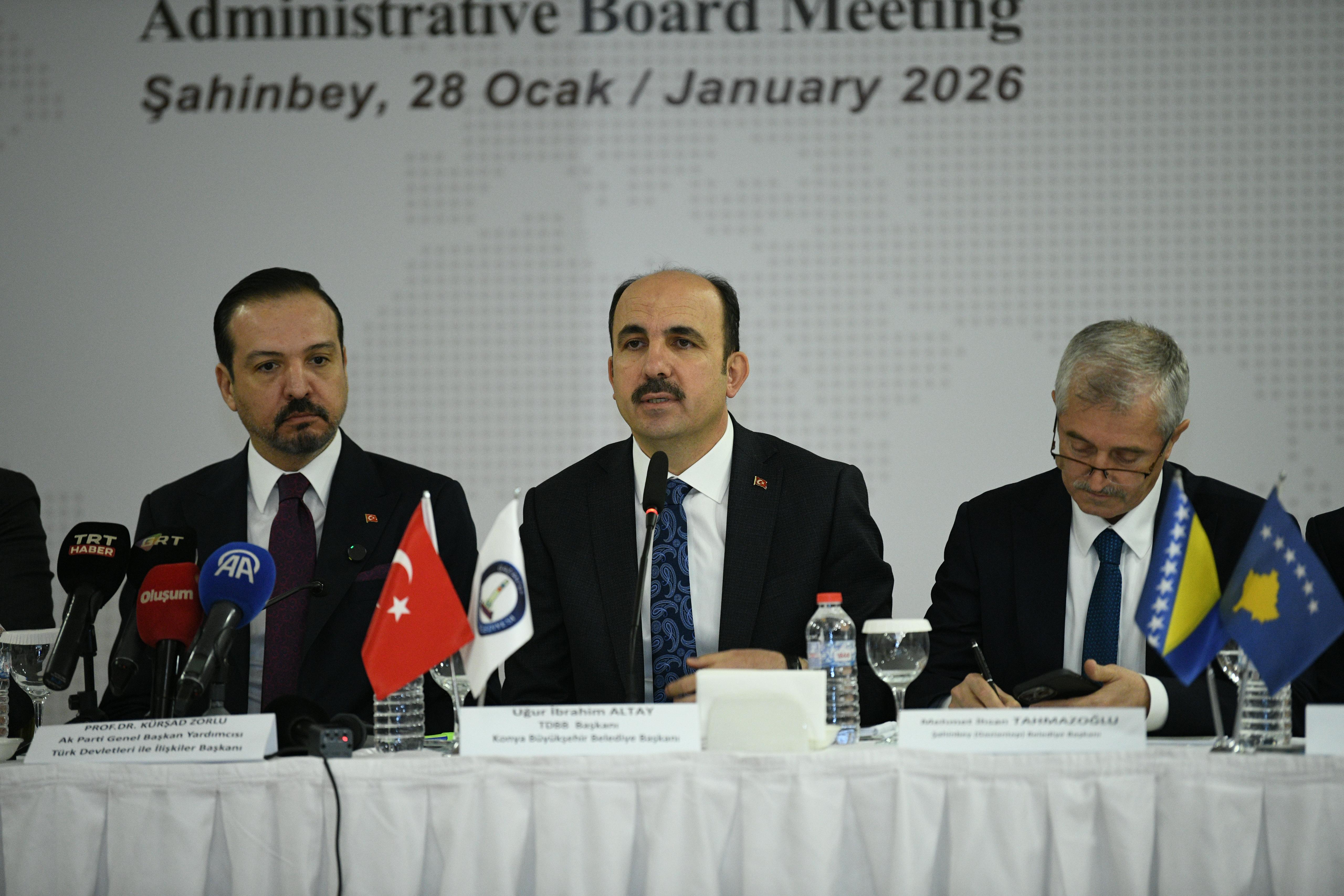 TDBB YÖNETİM KURULU TOPLANTISI AK PARTİ GENEL BAŞKAN YARDIMCISI ZORLU’NUN KATILIMIYLA YAPILDI