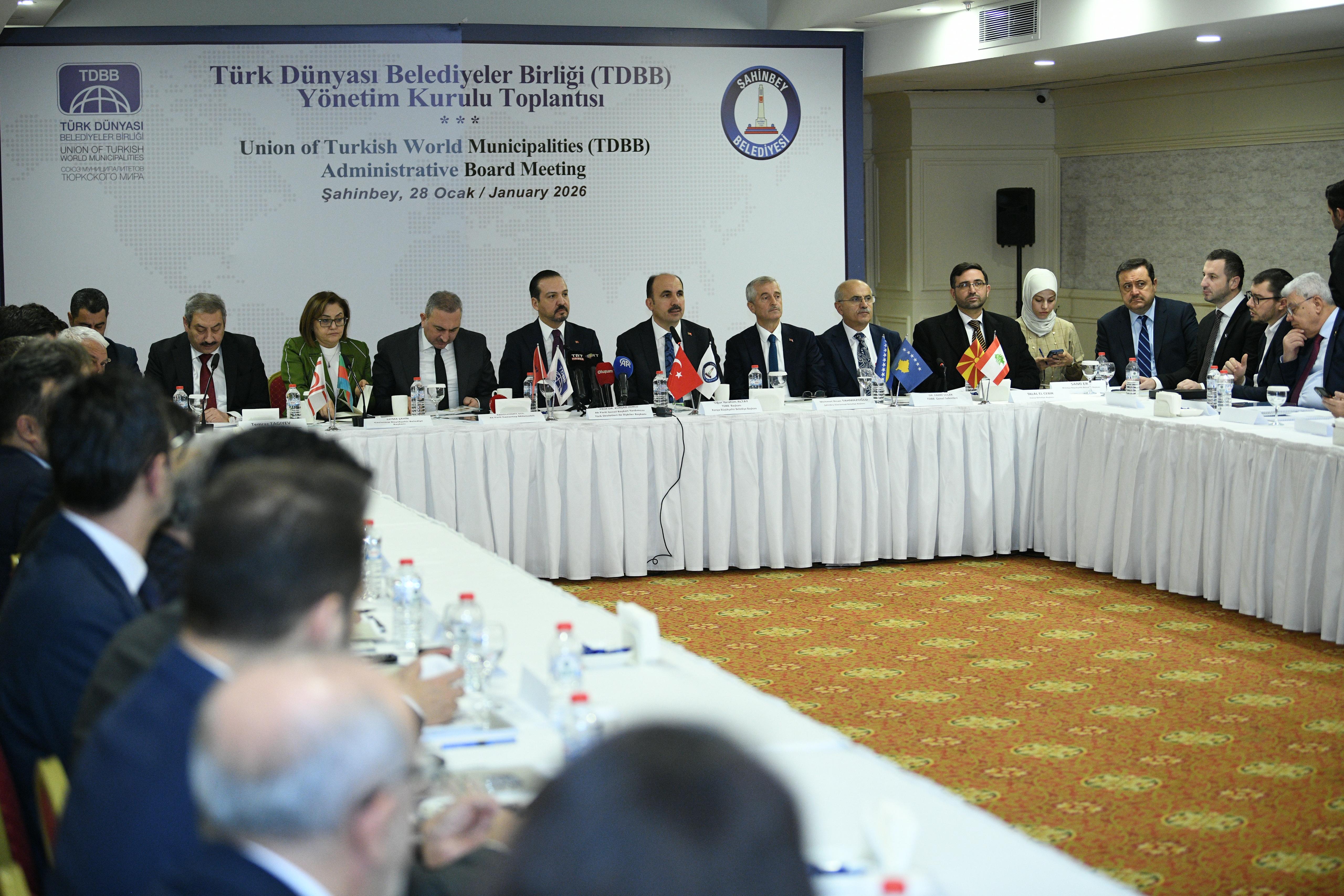 TDBB YÖNETİM KURULU TOPLANTISI AK PARTİ GENEL BAŞKAN YARDIMCISI ZORLU’NUN KATILIMIYLA YAPILDI