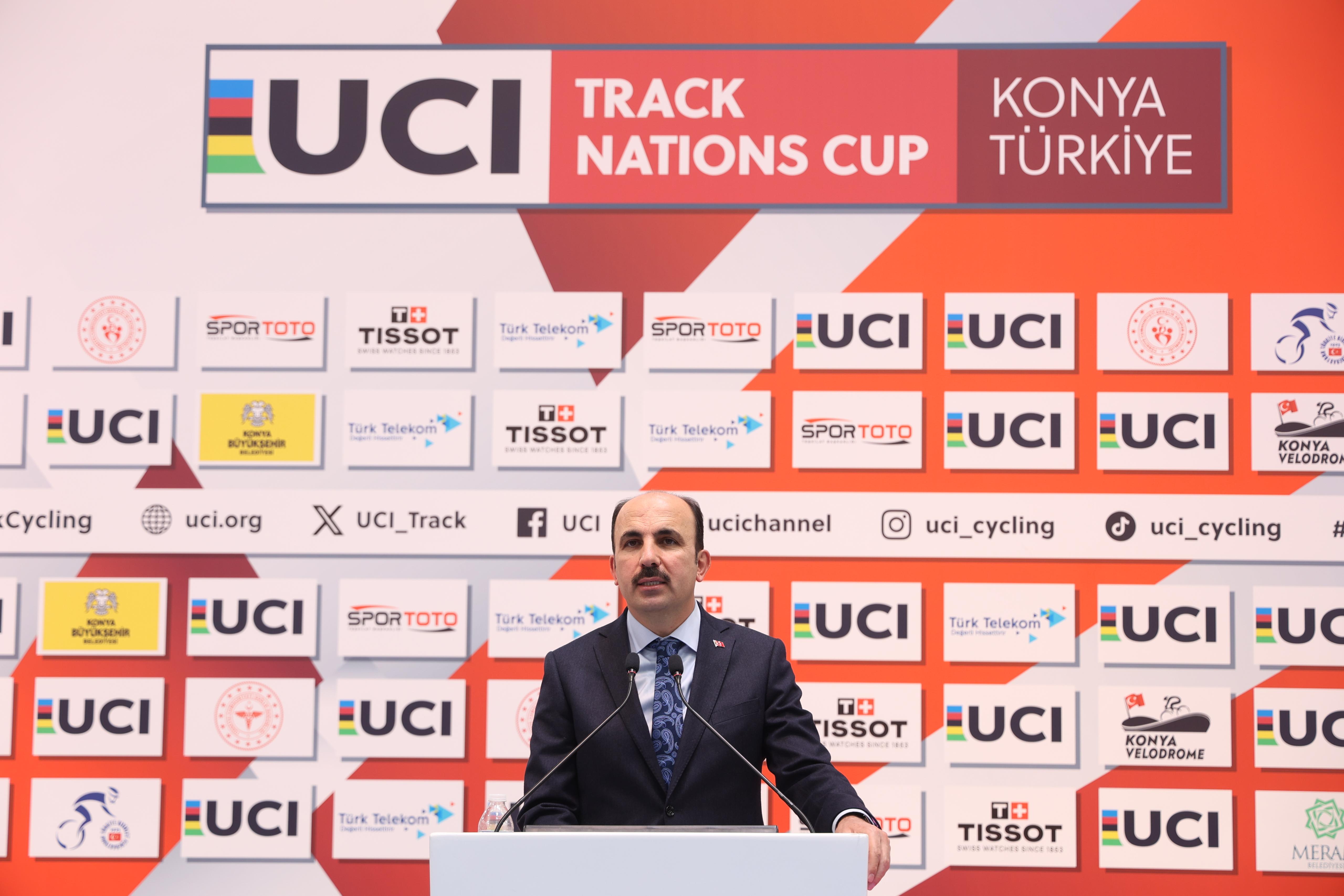 BAŞKAN ALTAY TÜM SPORSEVERLERİ “2026 ELİT AVRUPA PİST BİSİKLETİ ŞAMPİYONASI”NA DAVET ETTİ