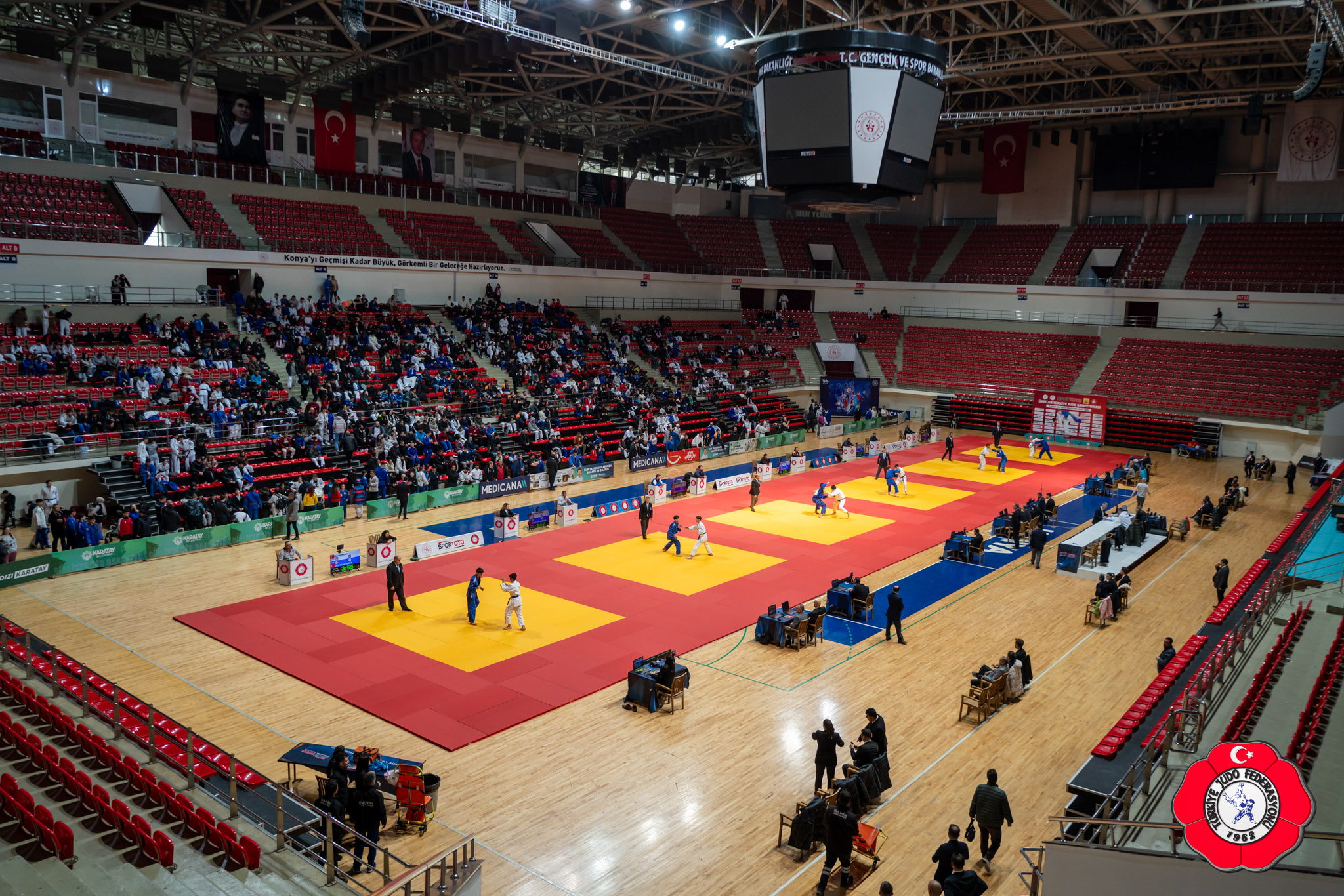 KONYA BÜYÜKŞEHİR ÜMİTLER JUDO TAKIMI TÜRKİYE İKİNCİSİ OLDU