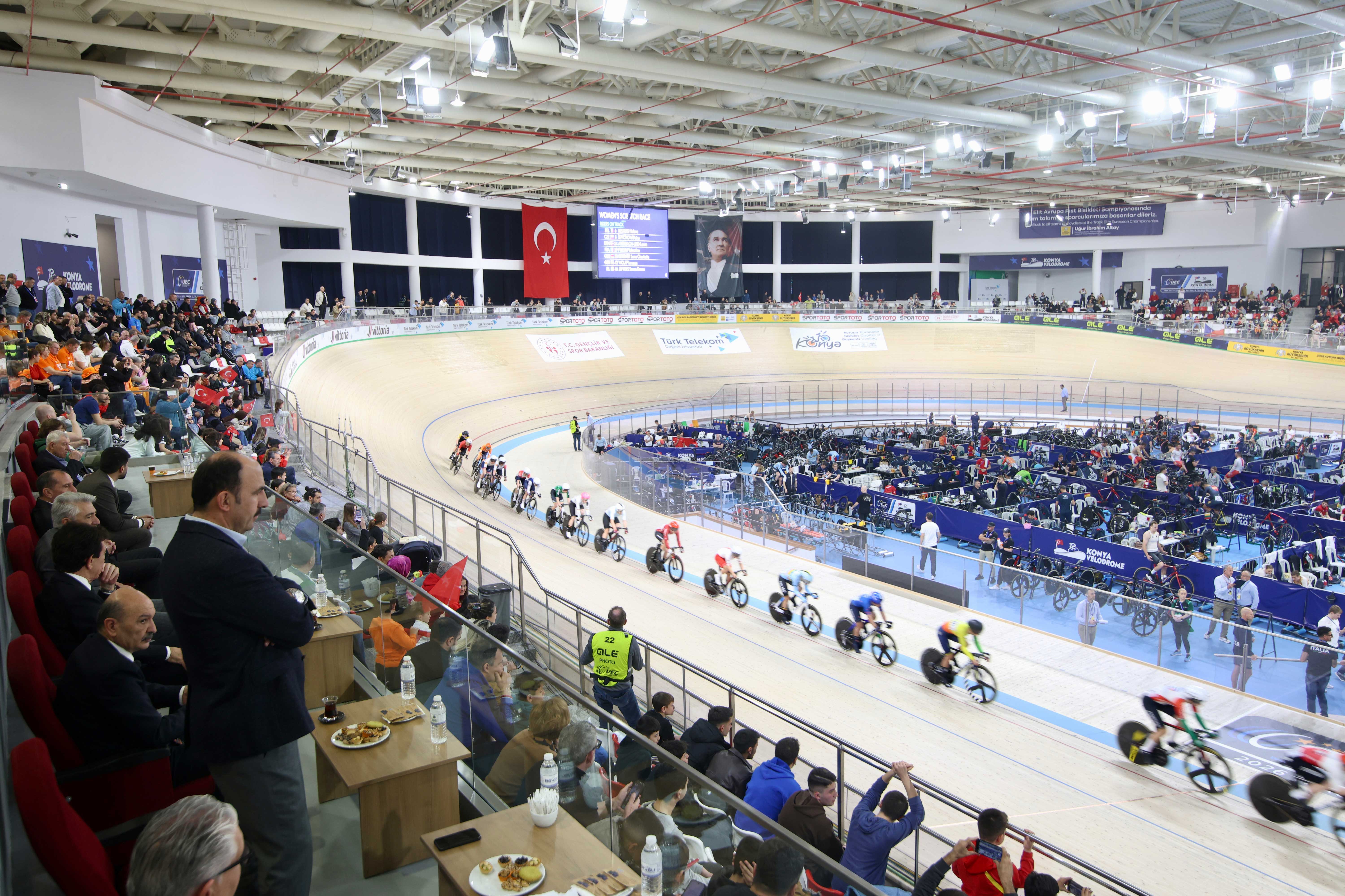 “2026 UEC ELİT AVRUPA PİST BİSİKLETİ ŞAMPİYONASI” AVRUPA BİSİKLET BAŞKENTİ KONYA’DA BAŞLADI