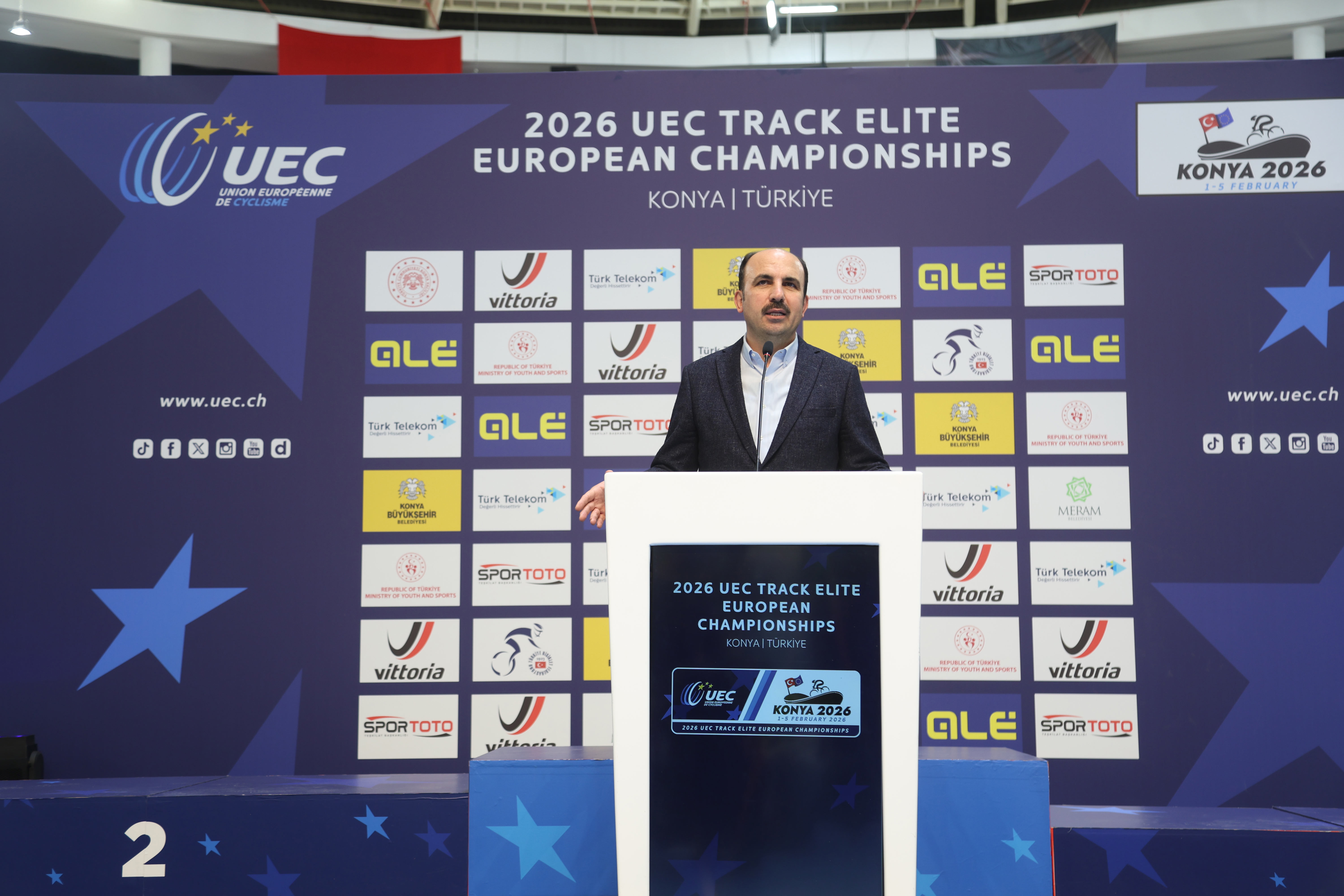 “2026 UEC ELİT AVRUPA PİST BİSİKLETİ ŞAMPİYONASI” AVRUPA BİSİKLET BAŞKENTİ KONYA’DA BAŞLADI