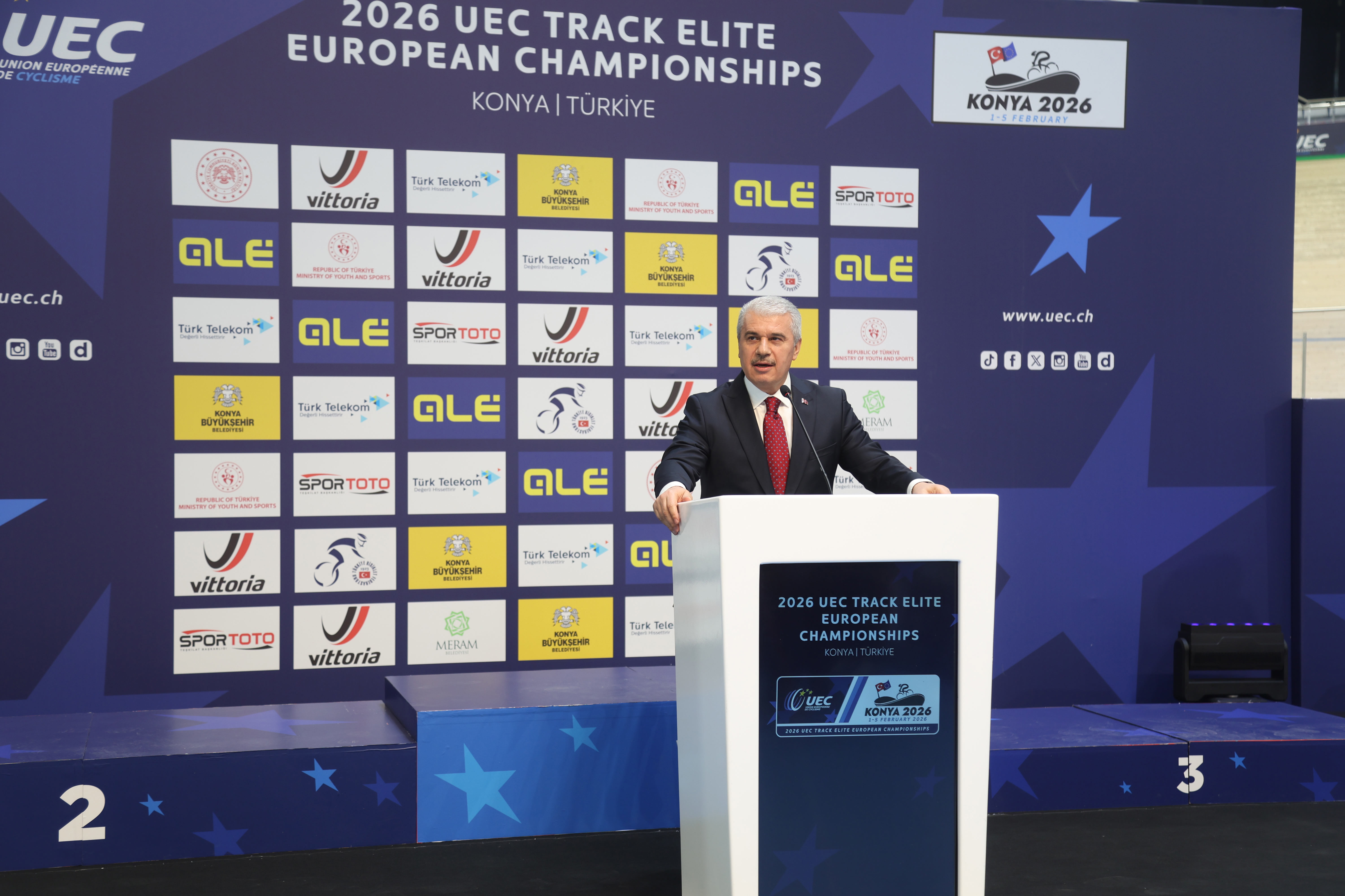 “2026 UEC ELİT AVRUPA PİST BİSİKLETİ ŞAMPİYONASI” AVRUPA BİSİKLET BAŞKENTİ KONYA’DA BAŞLADI