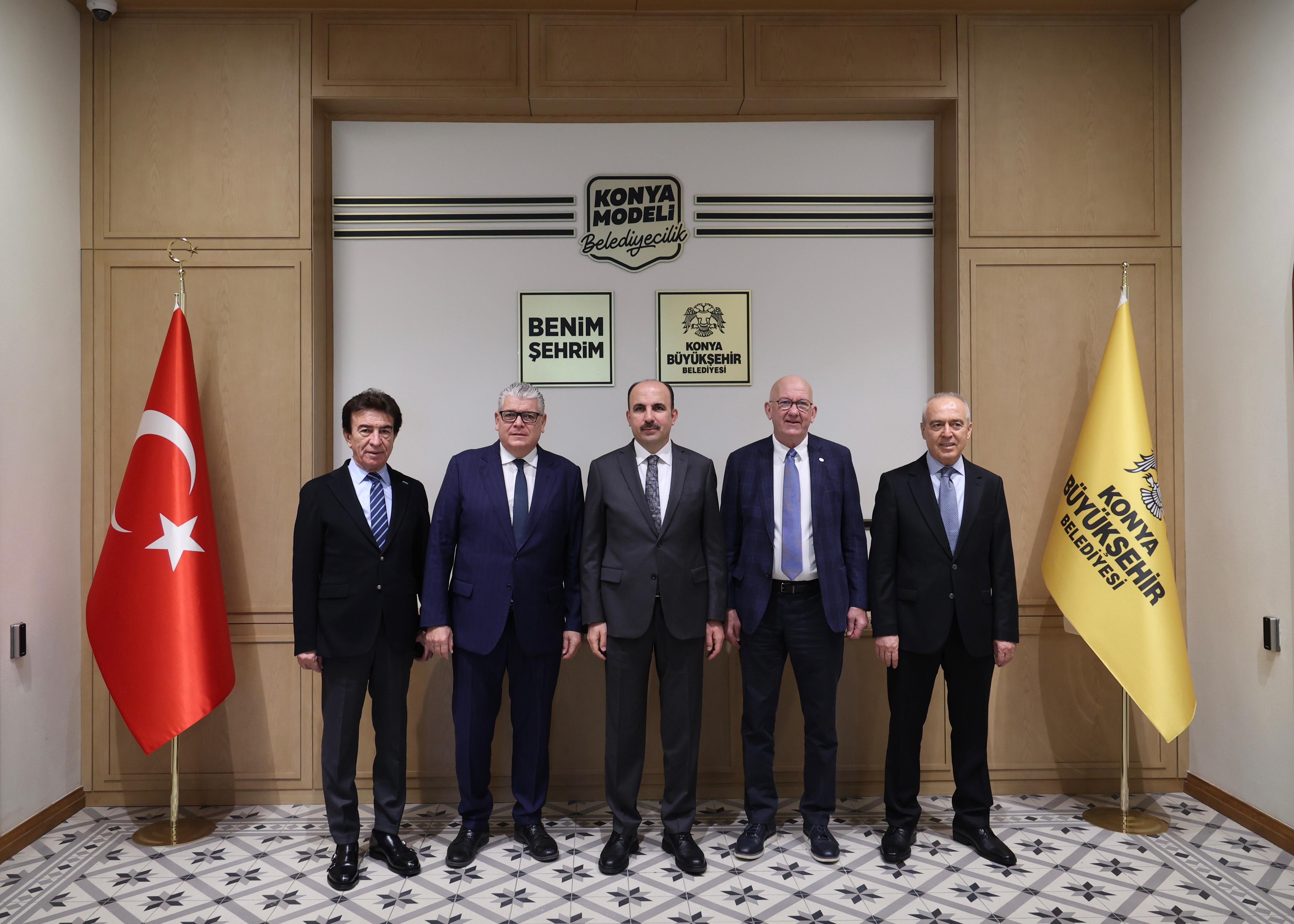 AVRUPA BİSİKLET BİRLİĞİ BAŞKANI CASA, BAŞKAN ALTAY’I ZİYARET ETTİ