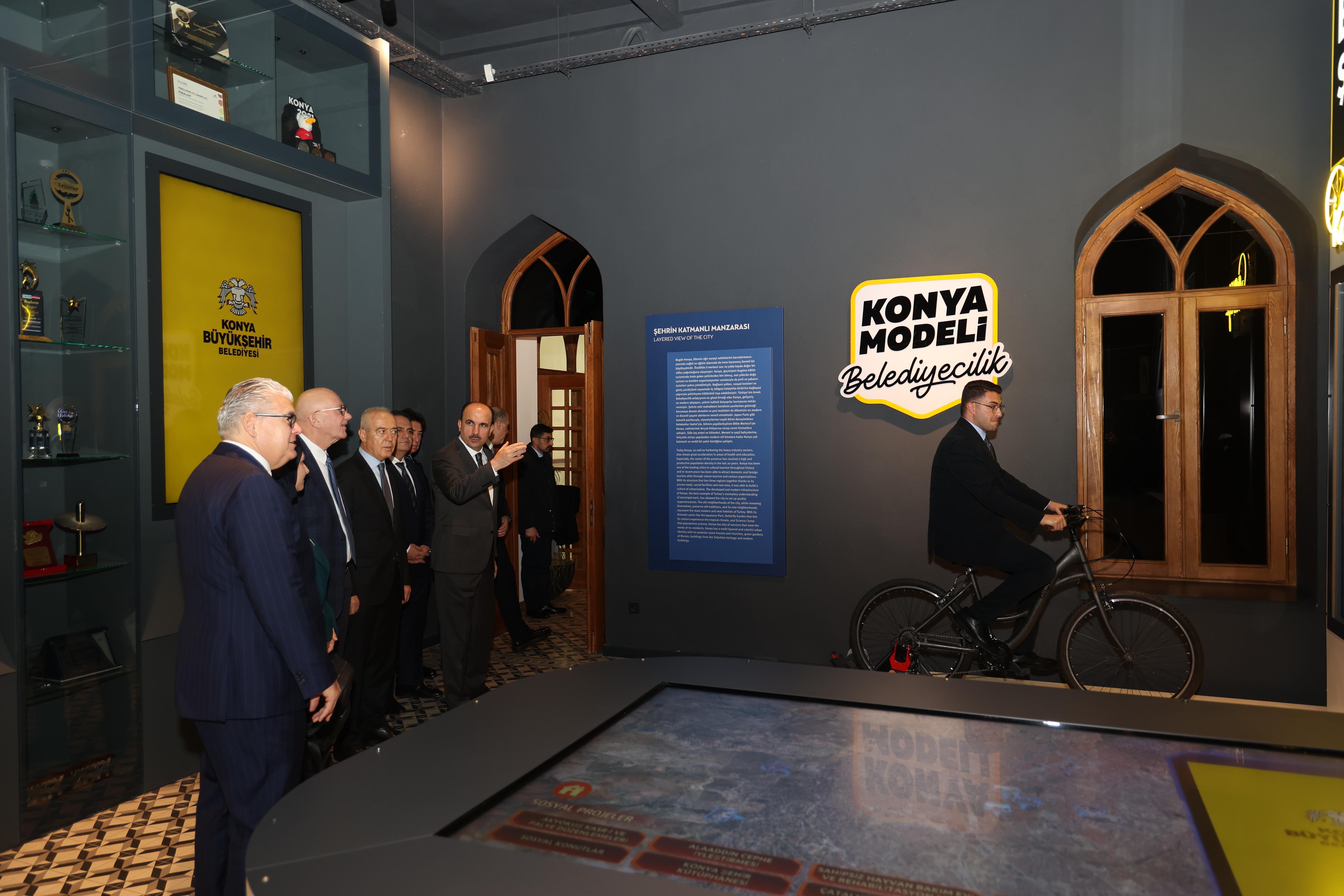 AVRUPA BİSİKLET BİRLİĞİ BAŞKANI CASA, BAŞKAN ALTAY’I ZİYARET ETTİ