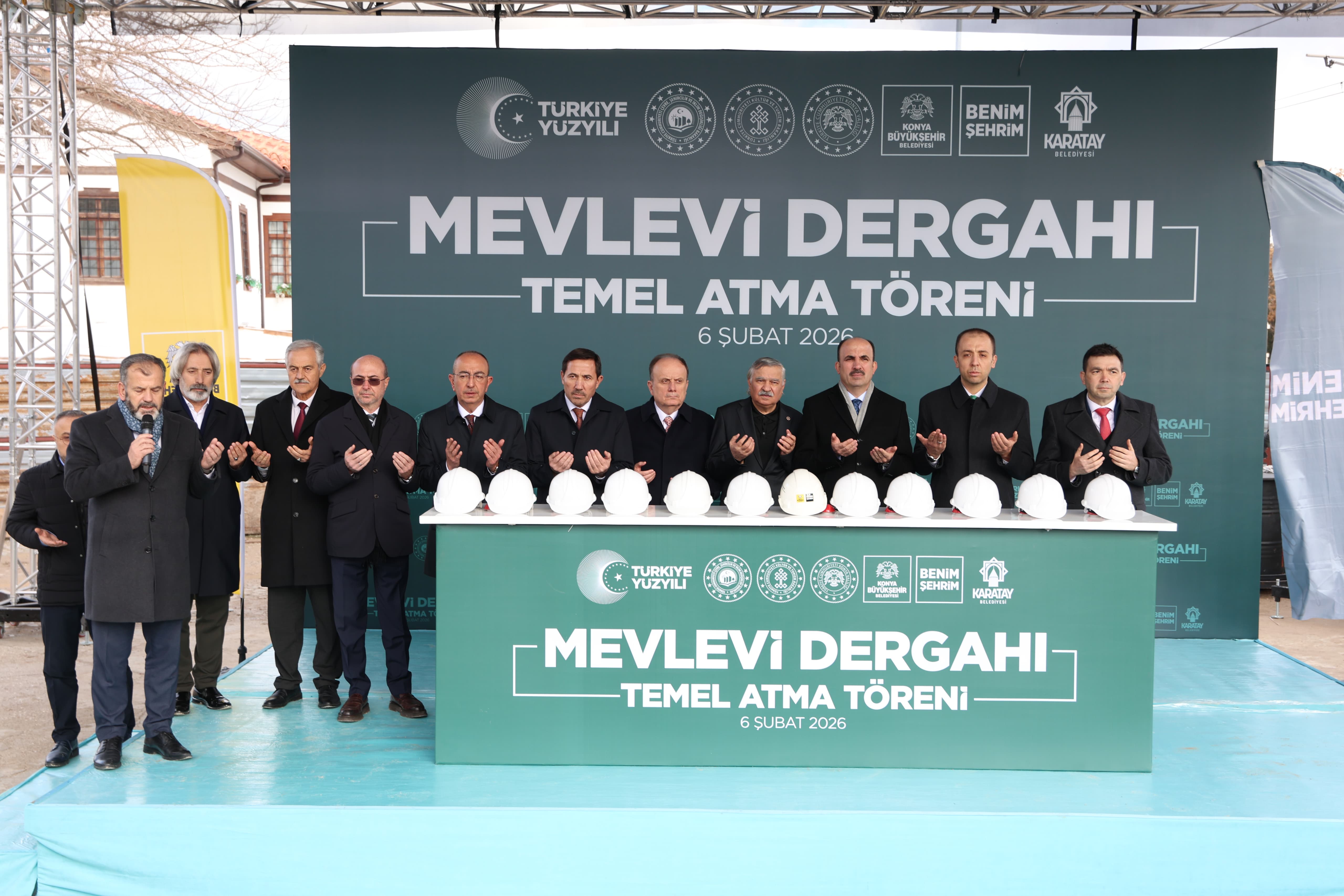 KONYA BÜYÜKŞEHİR’İN ŞEHRE KAZANDIRACAĞI MEVLEVİ DERGAHI’NIN TEMELİ ATILDI