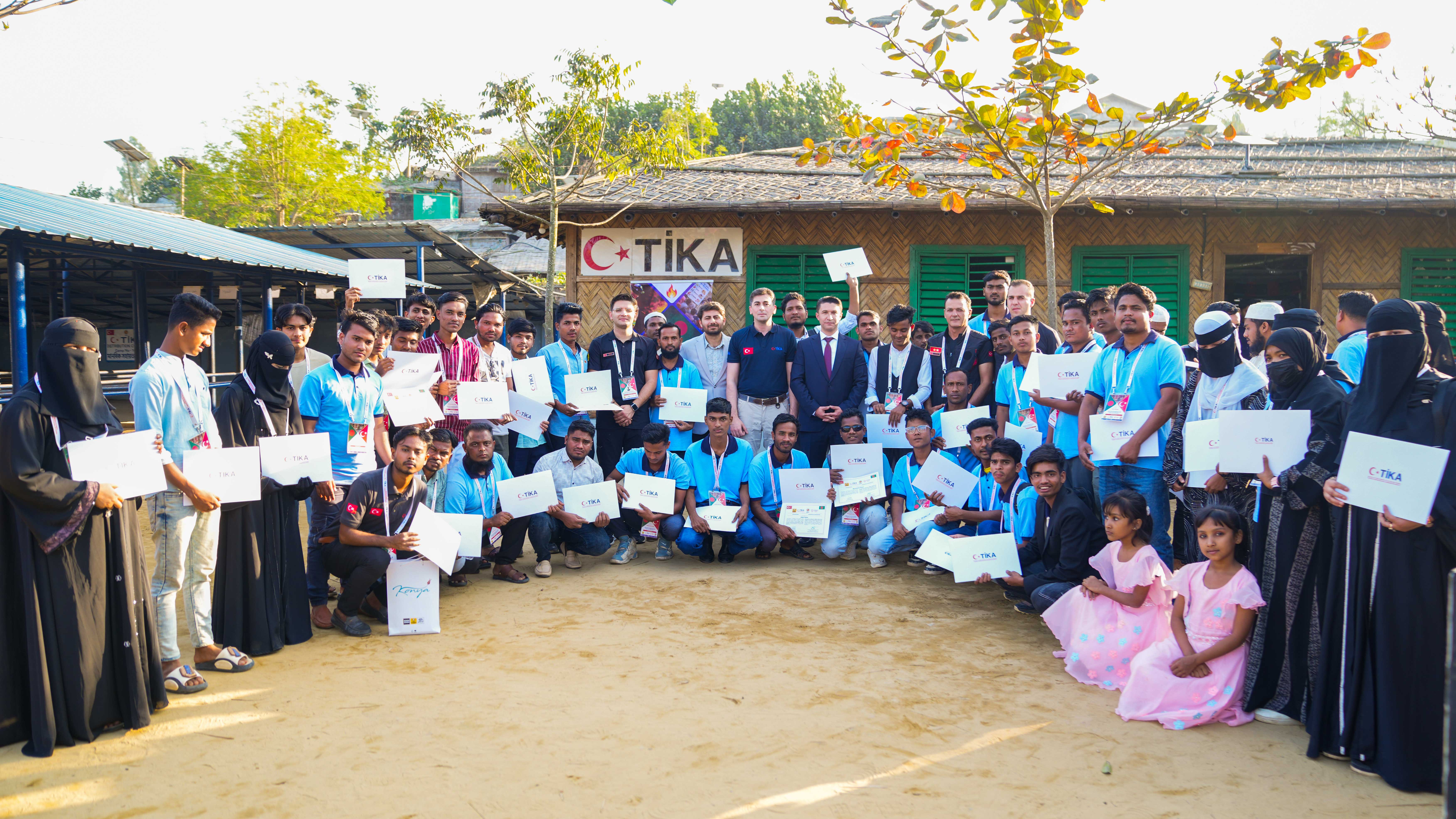 KONYA BÜYÜKŞEHİR VE TİKA’DAN ARAKANLI MÜLTECİLERE AFET EĞİTİMİ