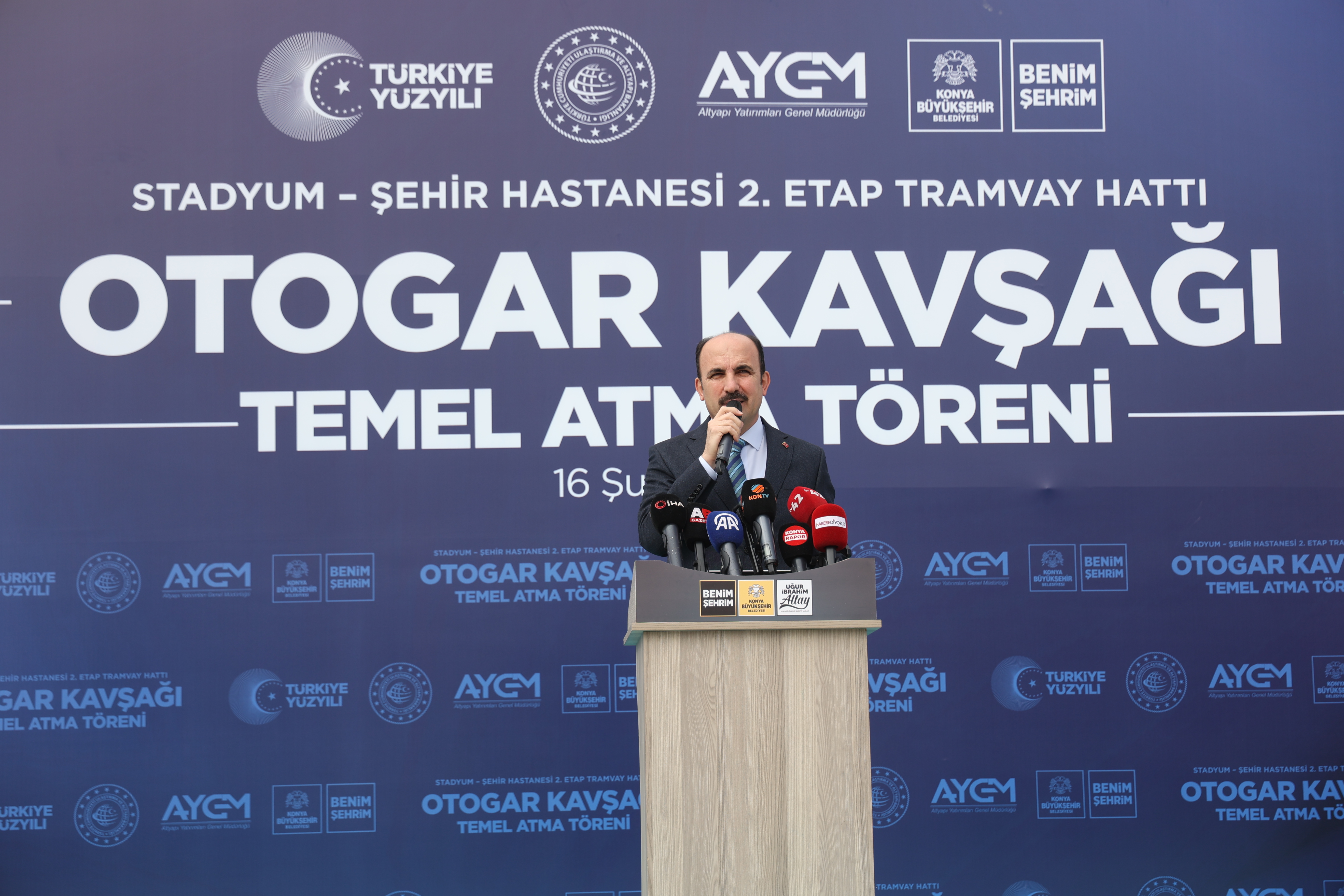 KONYA’DA ULAŞIM YATIRIMLARINDA DEV BİR ADIM DAHA: OTOGAR KAVŞAĞI’NIN TEMELİ ATILDI