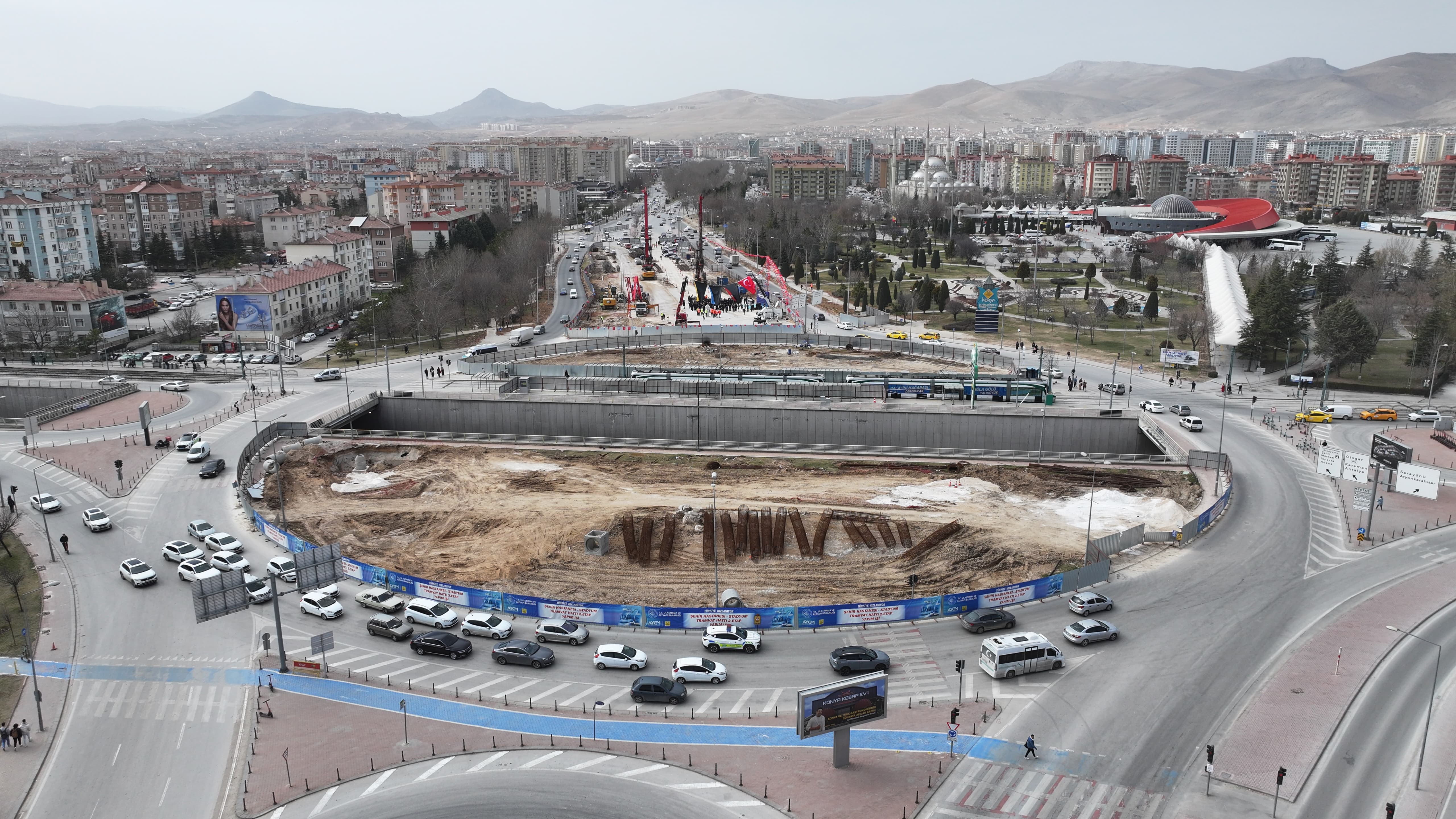 KONYA’DA ULAŞIM YATIRIMLARINDA DEV BİR ADIM DAHA: OTOGAR KAVŞAĞI’NIN TEMELİ ATILDI