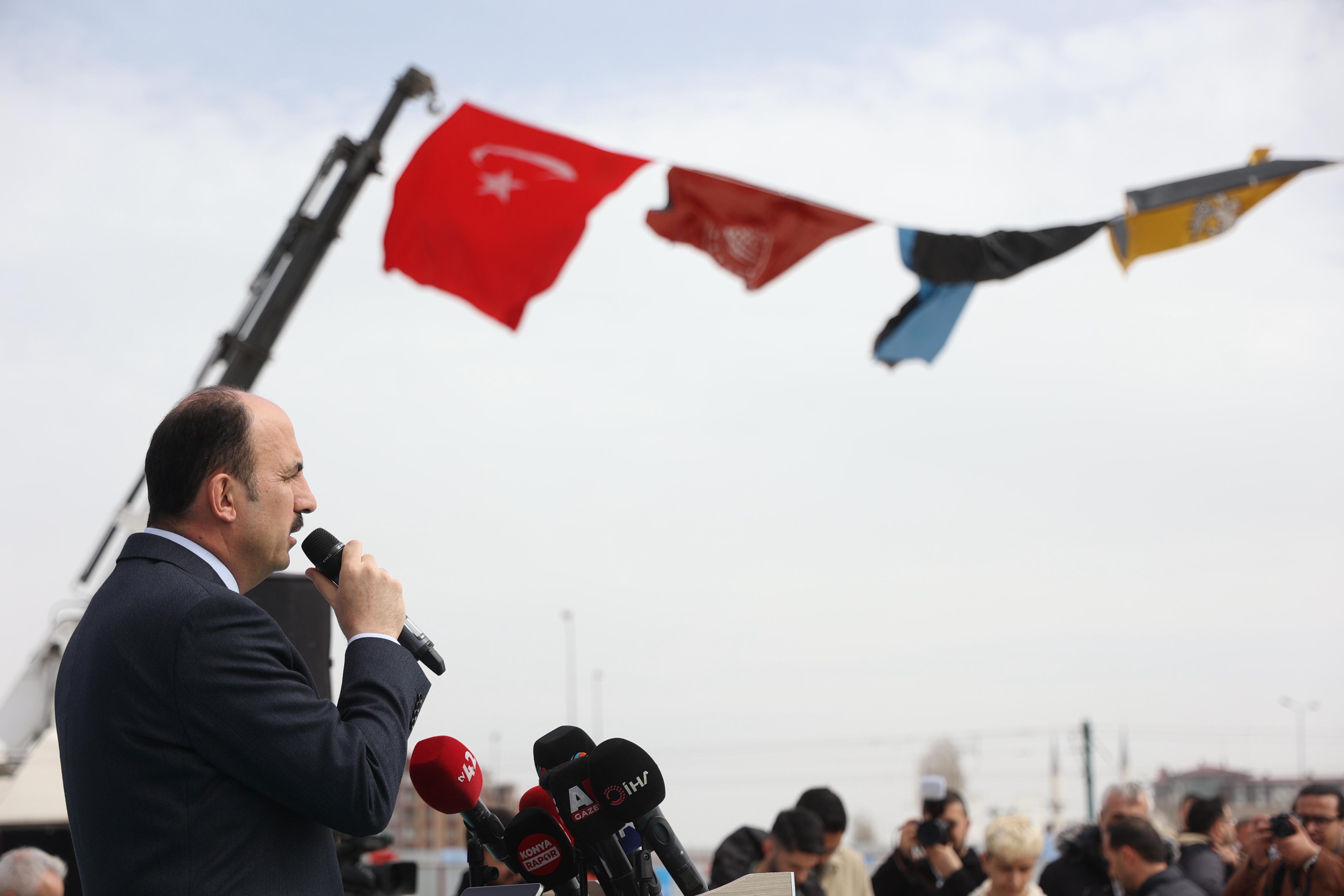 KONYA’DA ULAŞIM YATIRIMLARINDA DEV BİR ADIM DAHA: OTOGAR KAVŞAĞI’NIN TEMELİ ATILDI