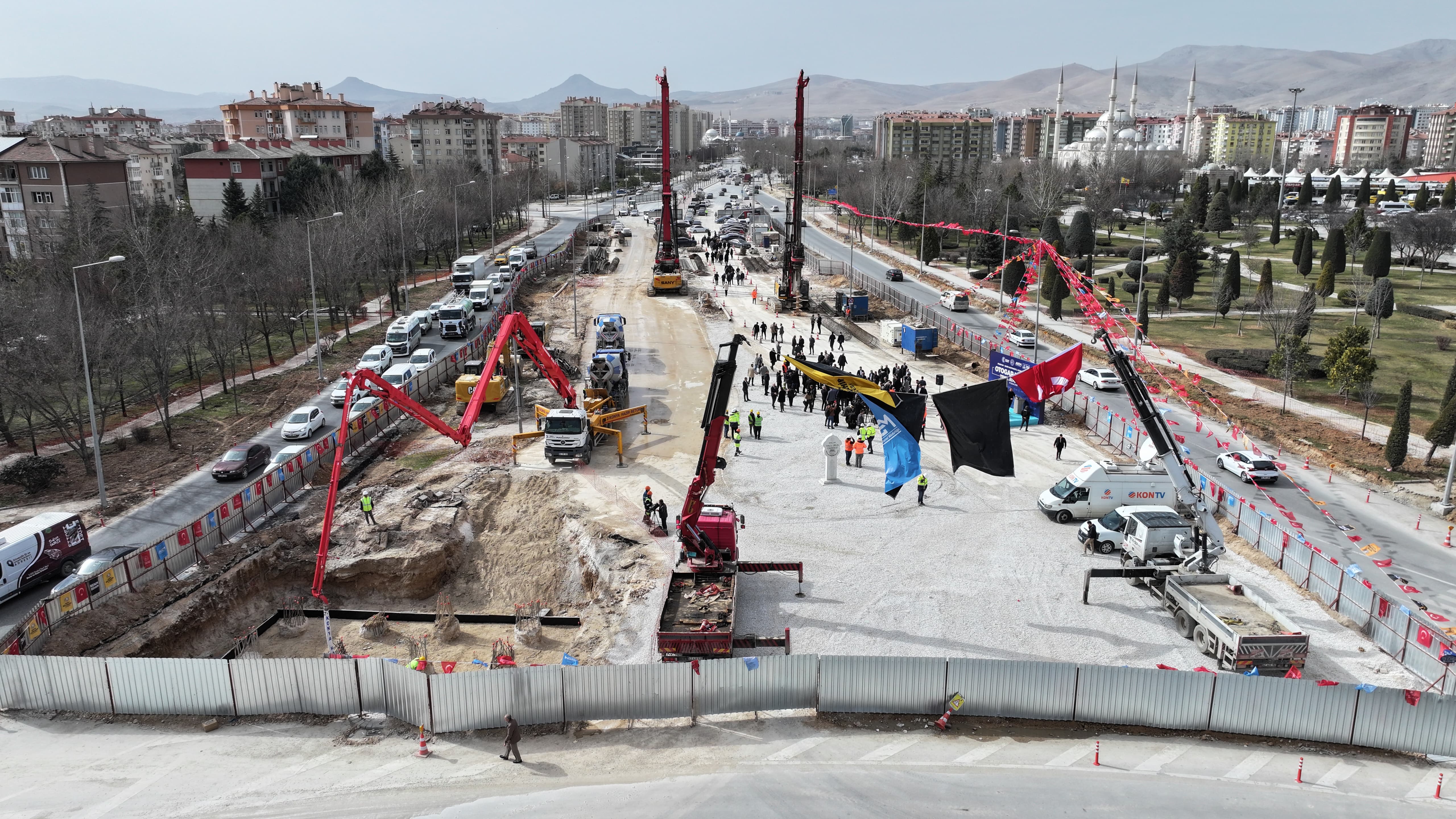 KONYA’DA ULAŞIM YATIRIMLARINDA DEV BİR ADIM DAHA: OTOGAR KAVŞAĞI’NIN TEMELİ ATILDI