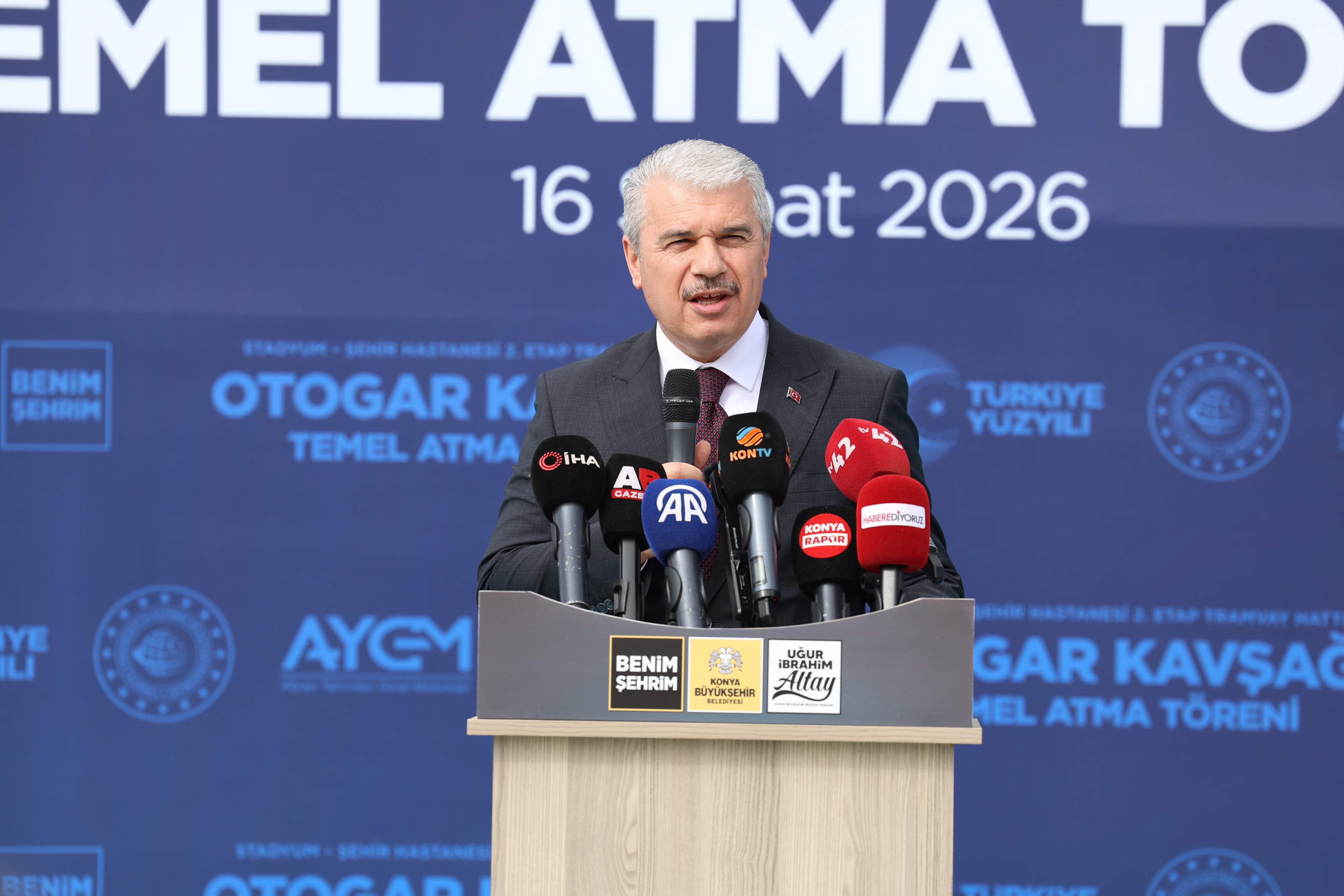 KONYA’DA ULAŞIM YATIRIMLARINDA DEV BİR ADIM DAHA: OTOGAR KAVŞAĞI’NIN TEMELİ ATILDI