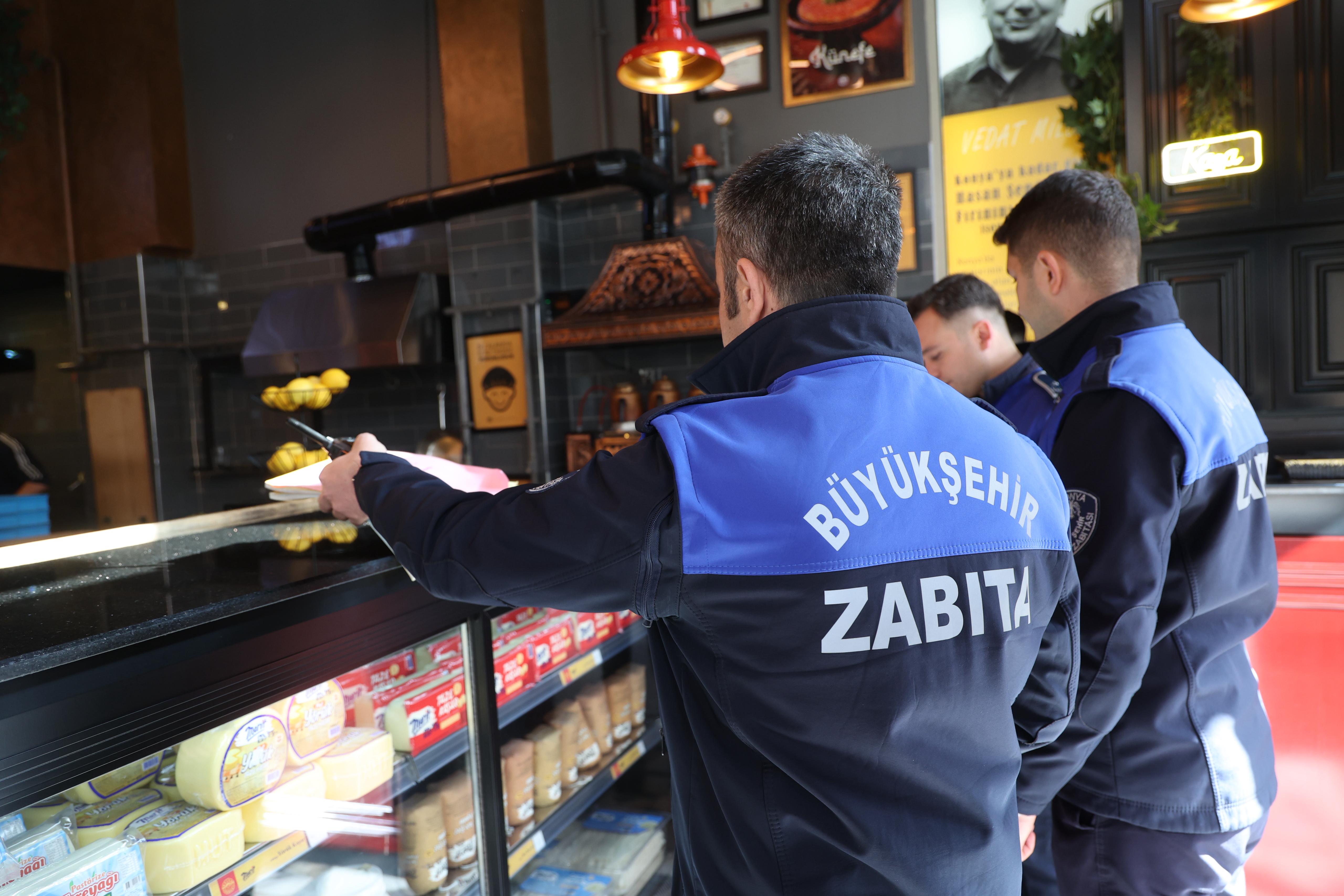 KONYA BÜYÜKŞEHİR ZABITASI RAMAZAN AYI ÖNCESİ GIDA DENETİMLERİNİ ARTIRDI