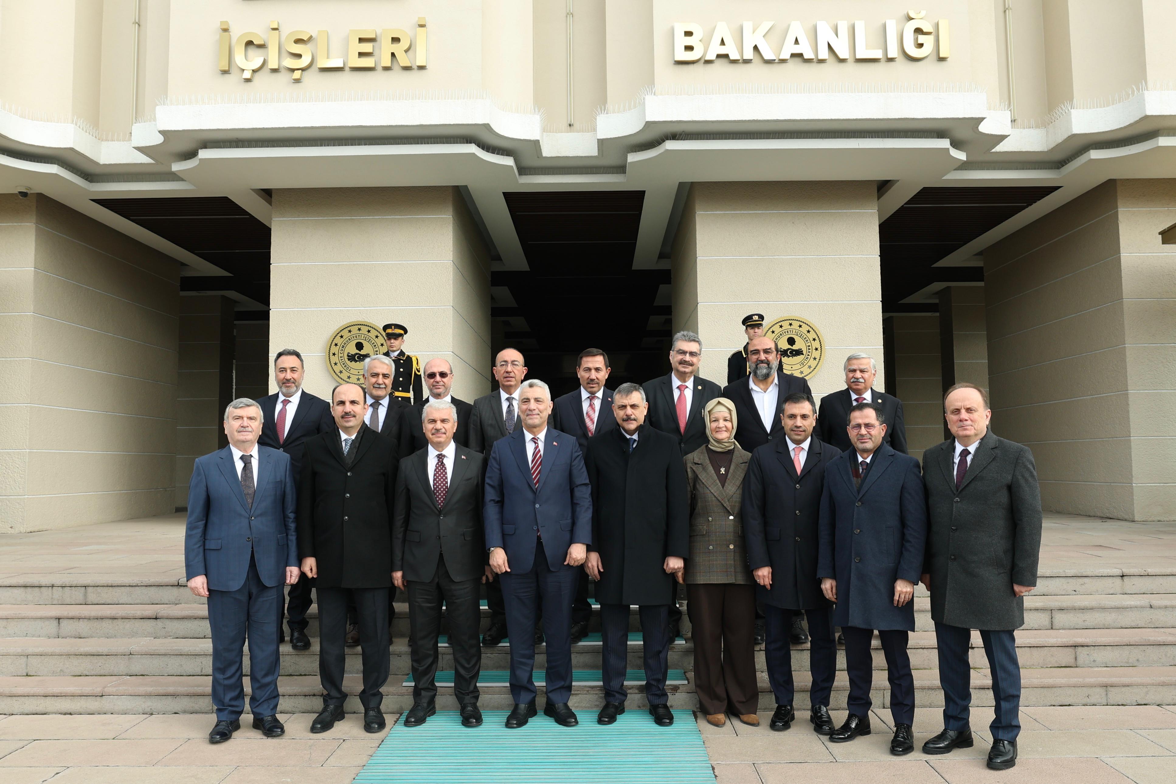 KONYA PROTOKOLÜ İÇİŞLERİ BAKANI ÇİFTÇİ’YE HAYIRLI OLSUN ZİYARETİNDE BULUNDU