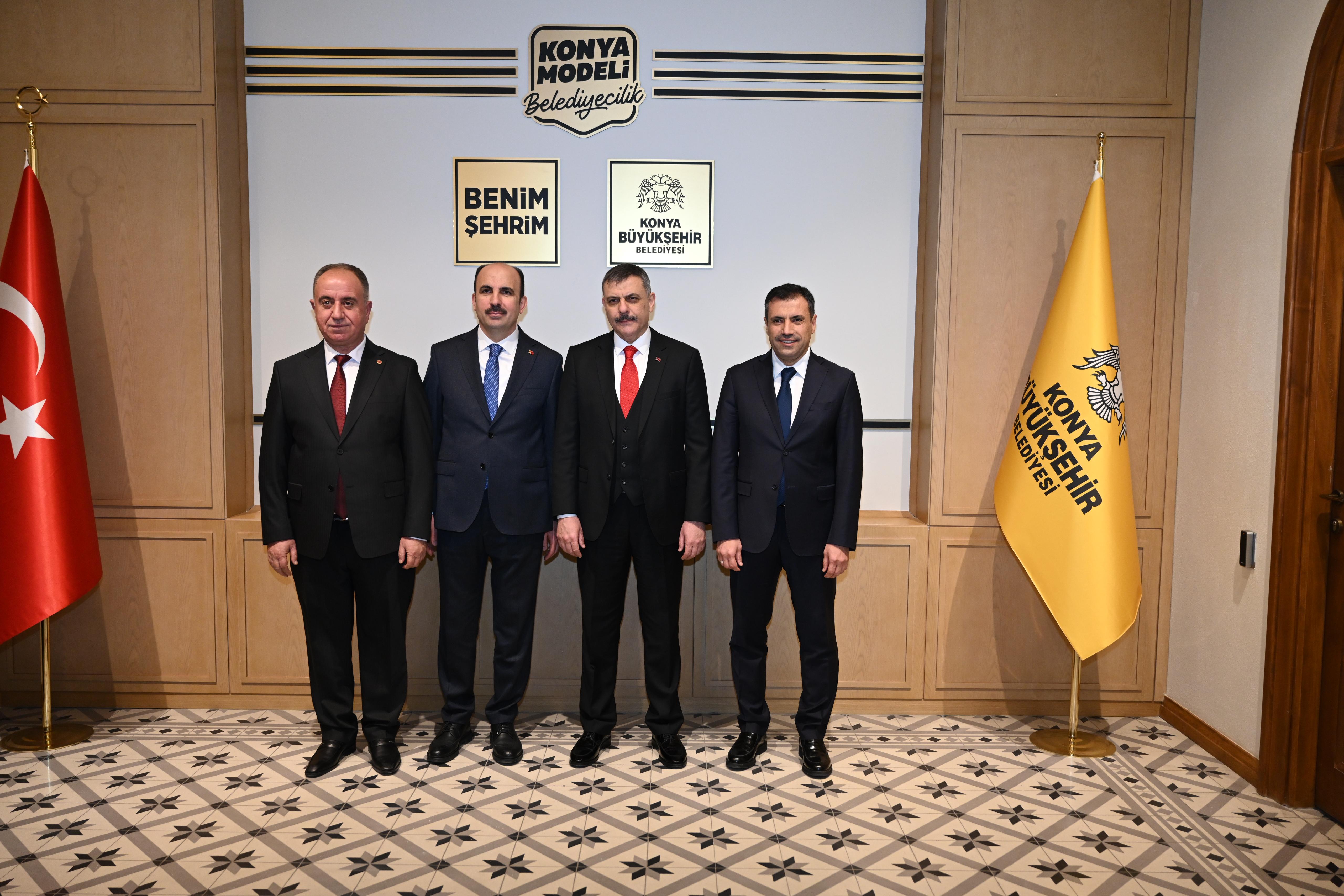 İÇİŞLERİ BAKANI ÇİFTÇİ BAŞKAN ALTAY’I ZİYARET ETTİ