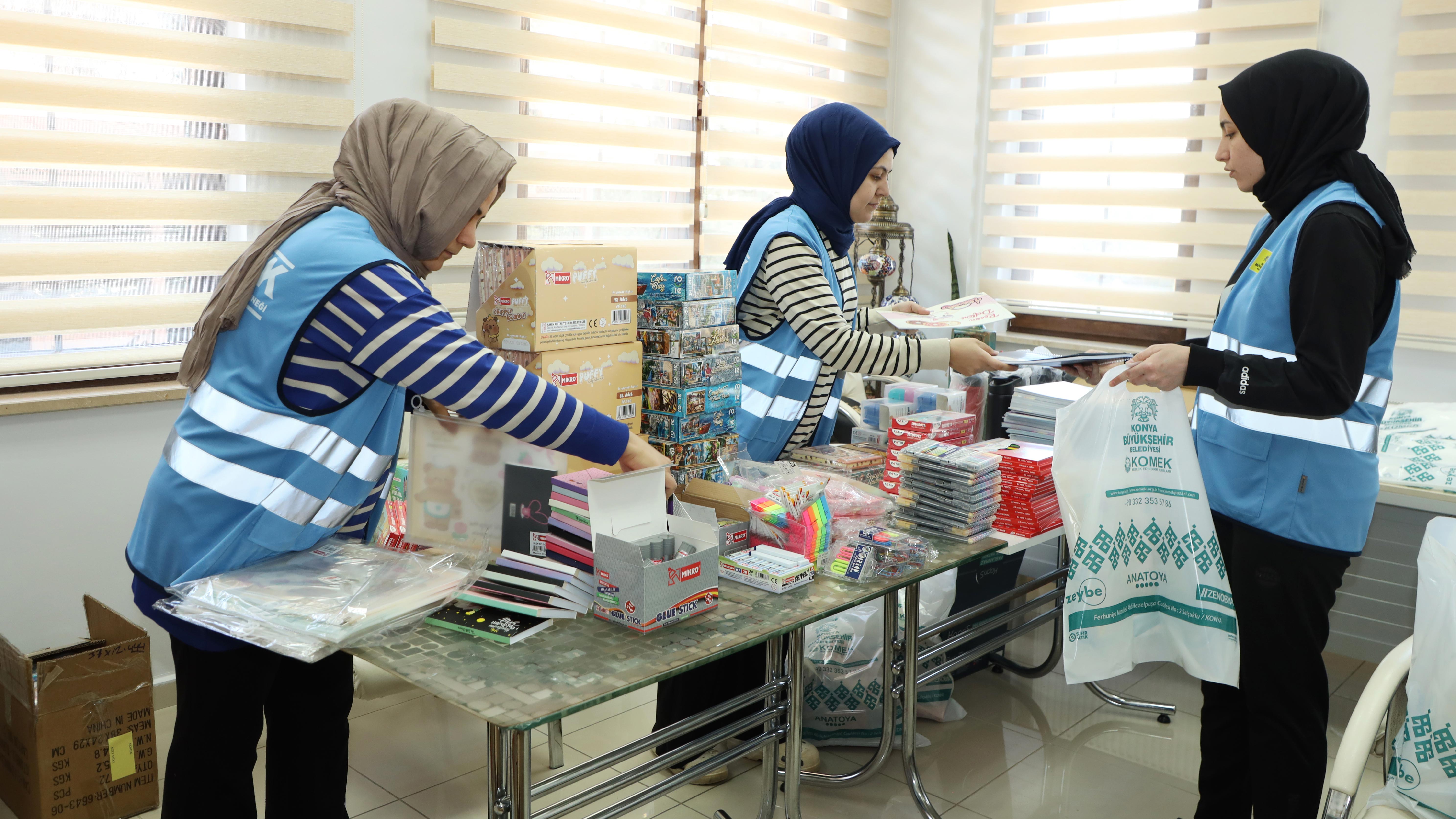KOMEK KURSİYERLERİ RAMAZAN AYI BOYUNCA GÖNÜLLERE DOKUNDU
