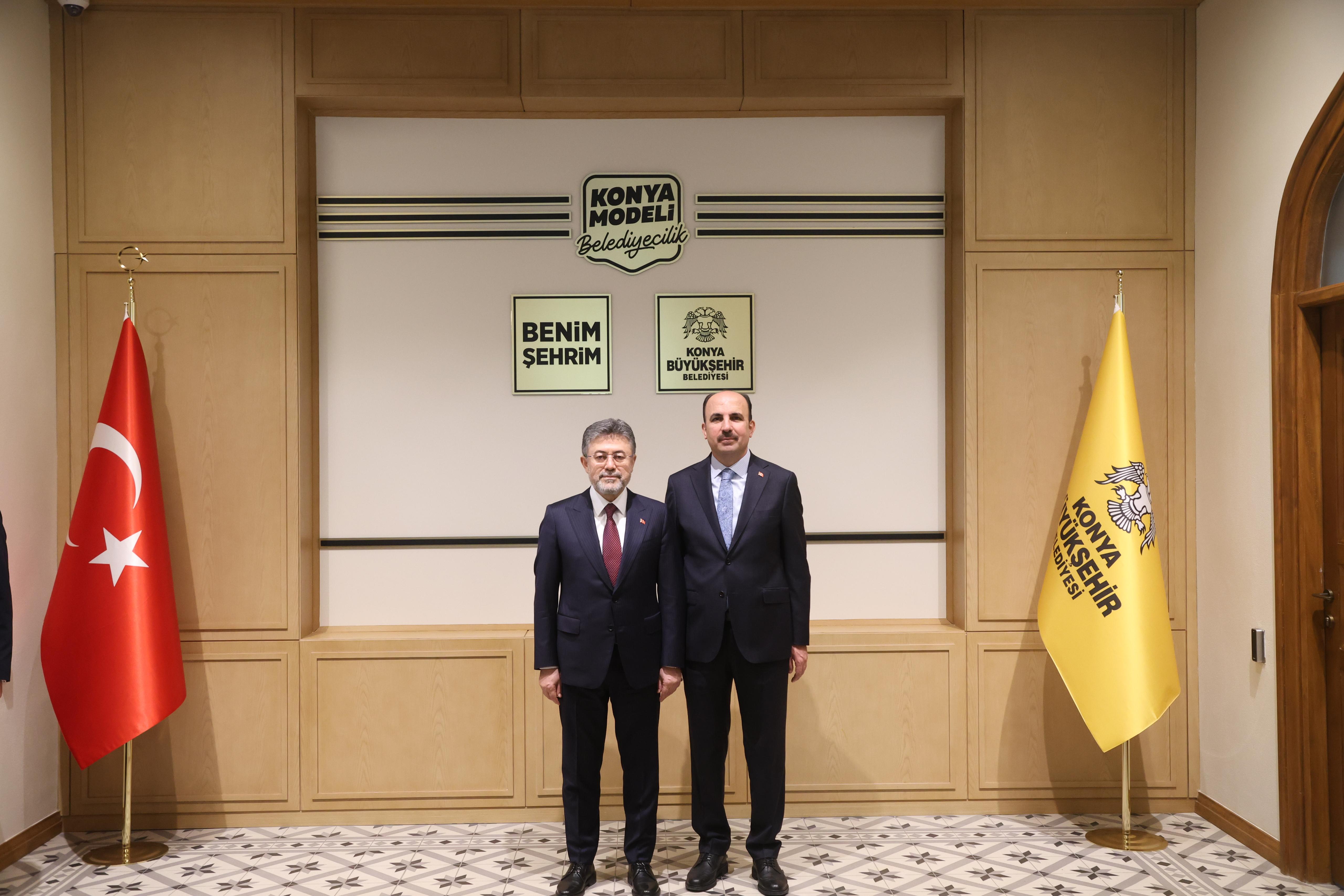 TARIM VE ORMAN BAKANI YUMAKLI BAŞKAN ALTAY’I ZİYARET ETTİ