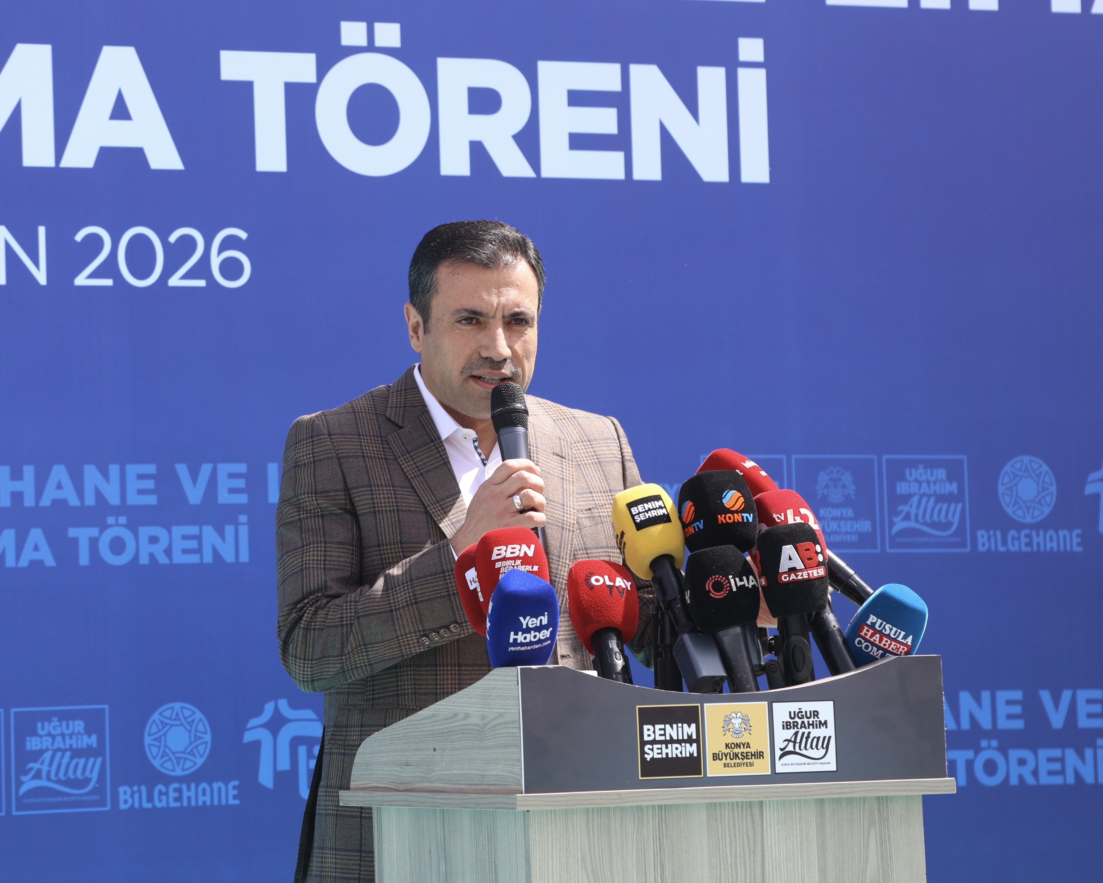 KONYA BÜYÜKŞEHİR’İN GÖDENE’YE KAZANDIRACAĞI BİLGEHANE, LİMA VE KÜTÜPHANE BİNASININ TEMELİ ATILDI