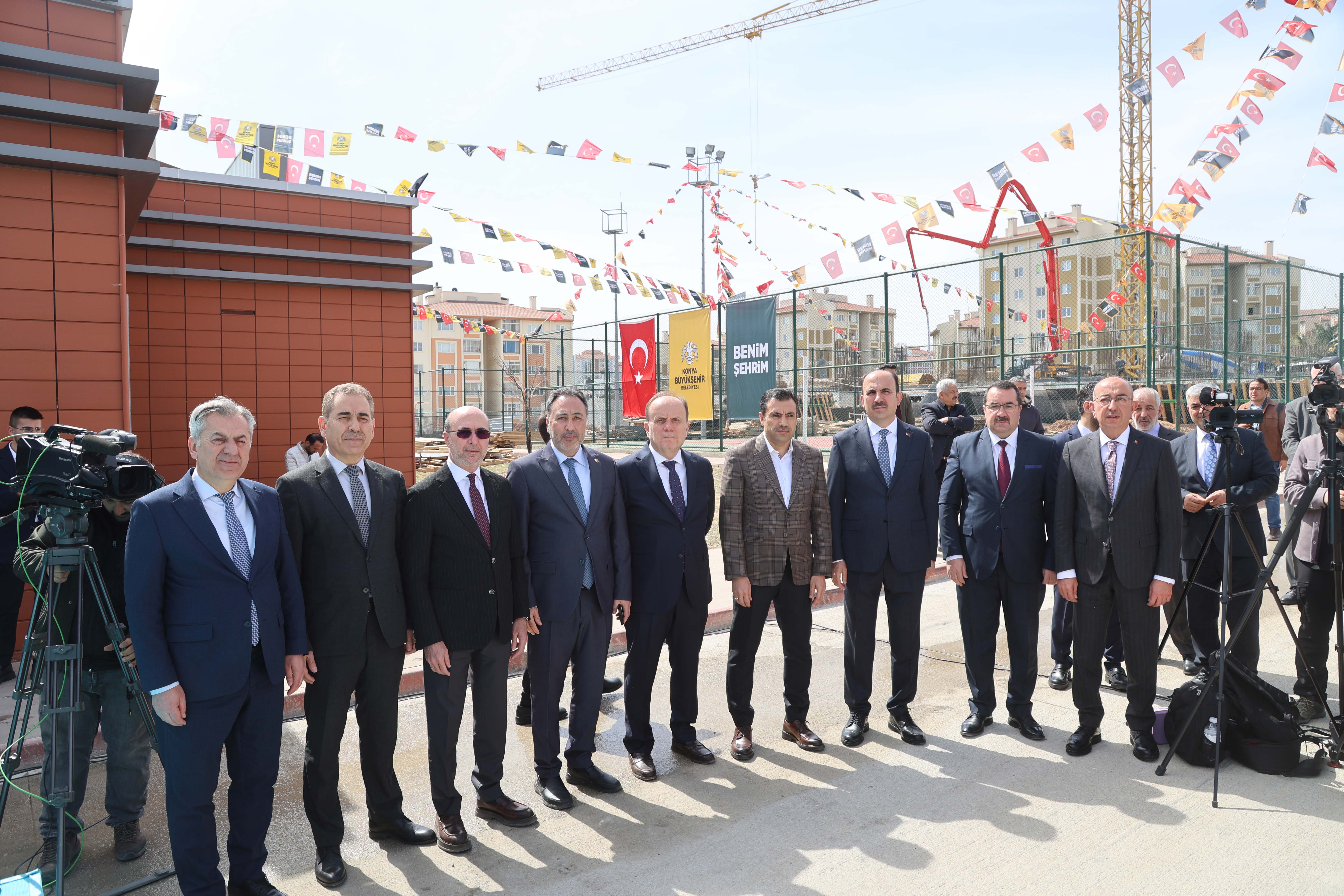 KONYA BÜYÜKŞEHİR’İN GÖDENE’YE KAZANDIRACAĞI BİLGEHANE, LİMA VE KÜTÜPHANE BİNASININ TEMELİ ATILDI