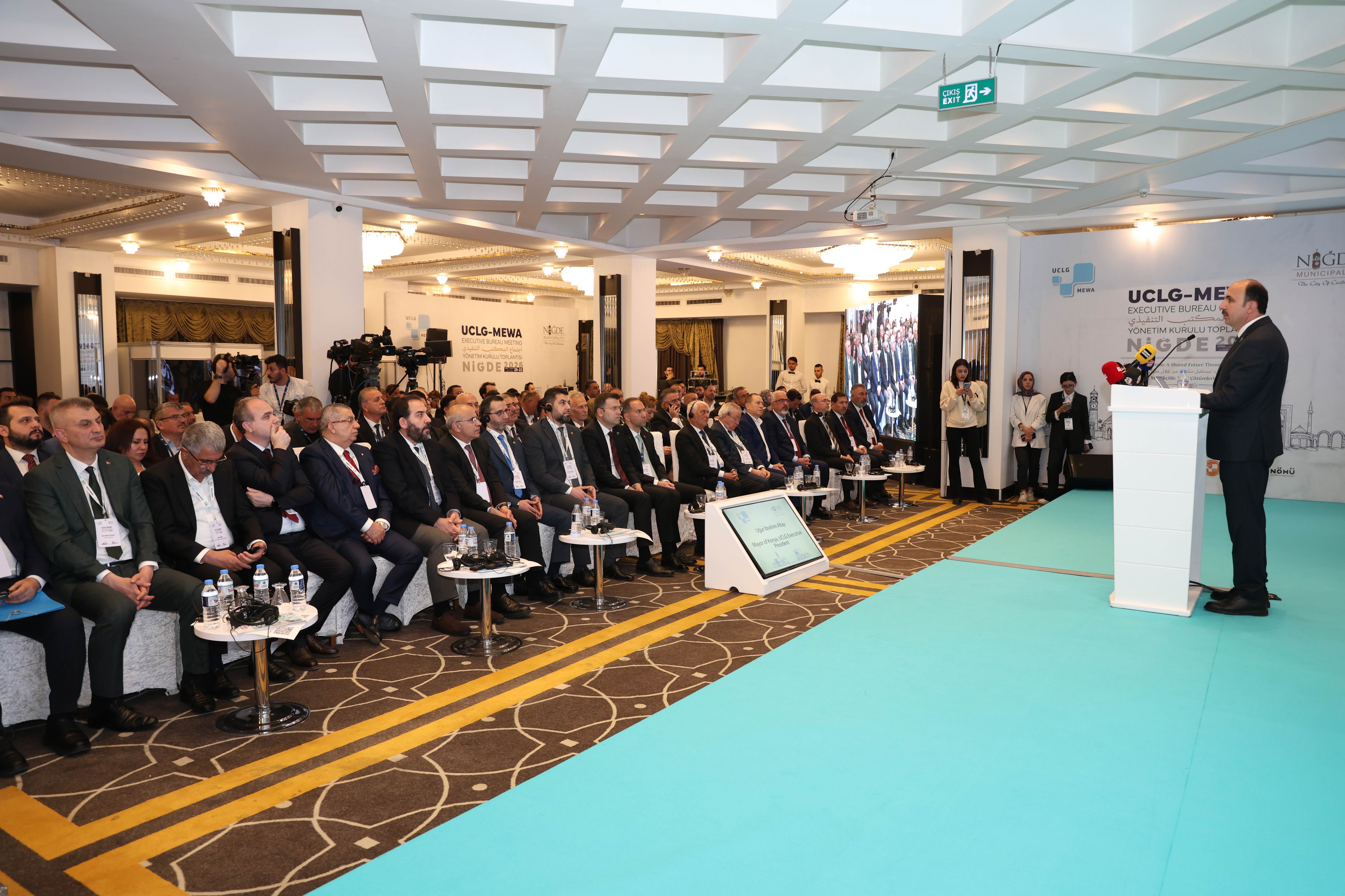 UCLG MEWA TOPLANTISINA KATILAN BAŞKAN ALTAY: “UCLG ÇATISI ALTINDA KRİZLERE KARŞI DAHA KOORDİNELİ, DAHA HIZLI VE DAHA ETKİLİ MEKANİZMALAR GELİŞTİRMELİYİZ”