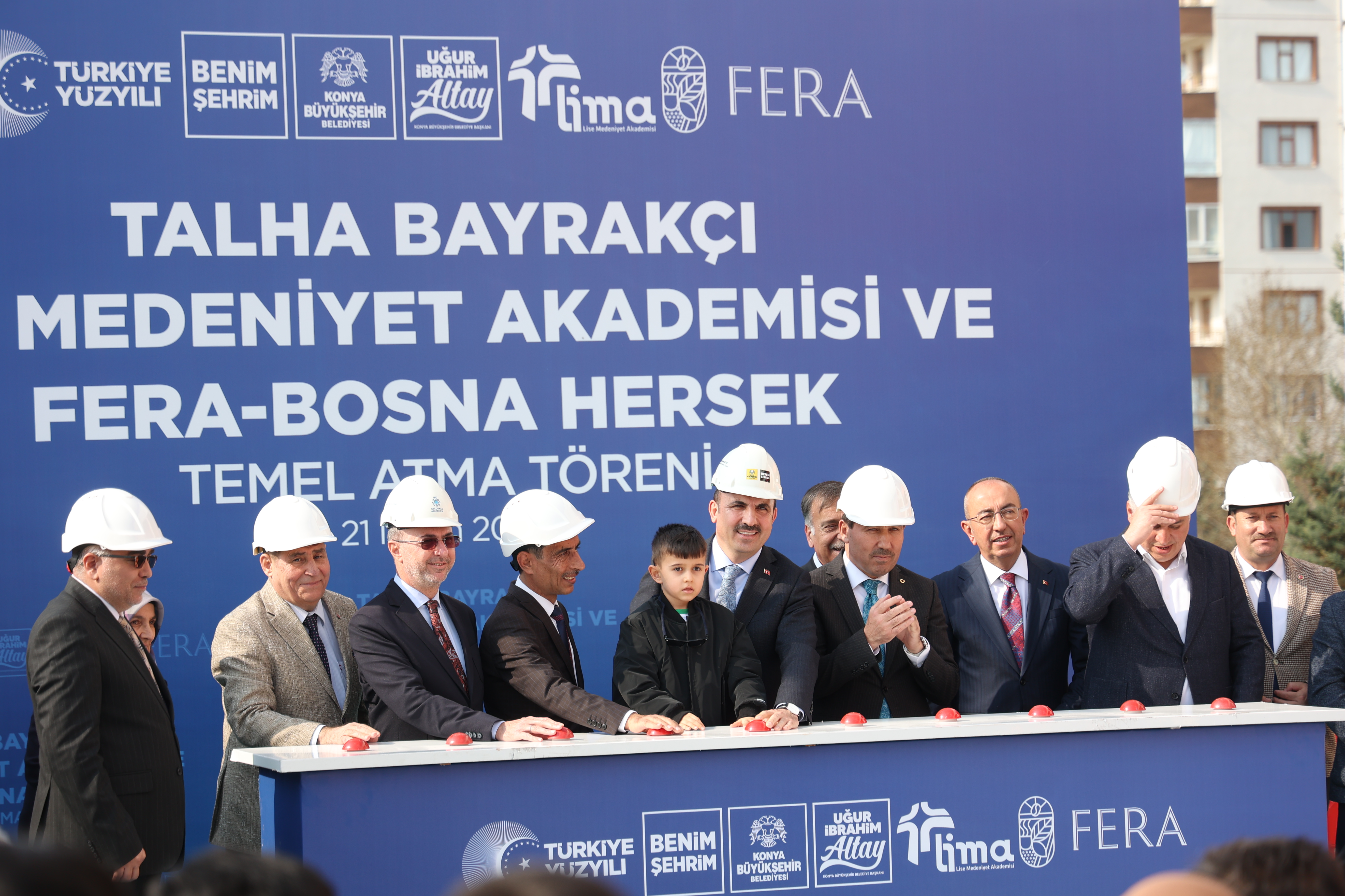 BAŞKAN ALTAY, TALHA BAYRAKÇI LİMA’NIN İŞ BAŞLANGICINI YAPARAK, BOSNA HERSEK FERA’NIN TEMELİNİ ATTI