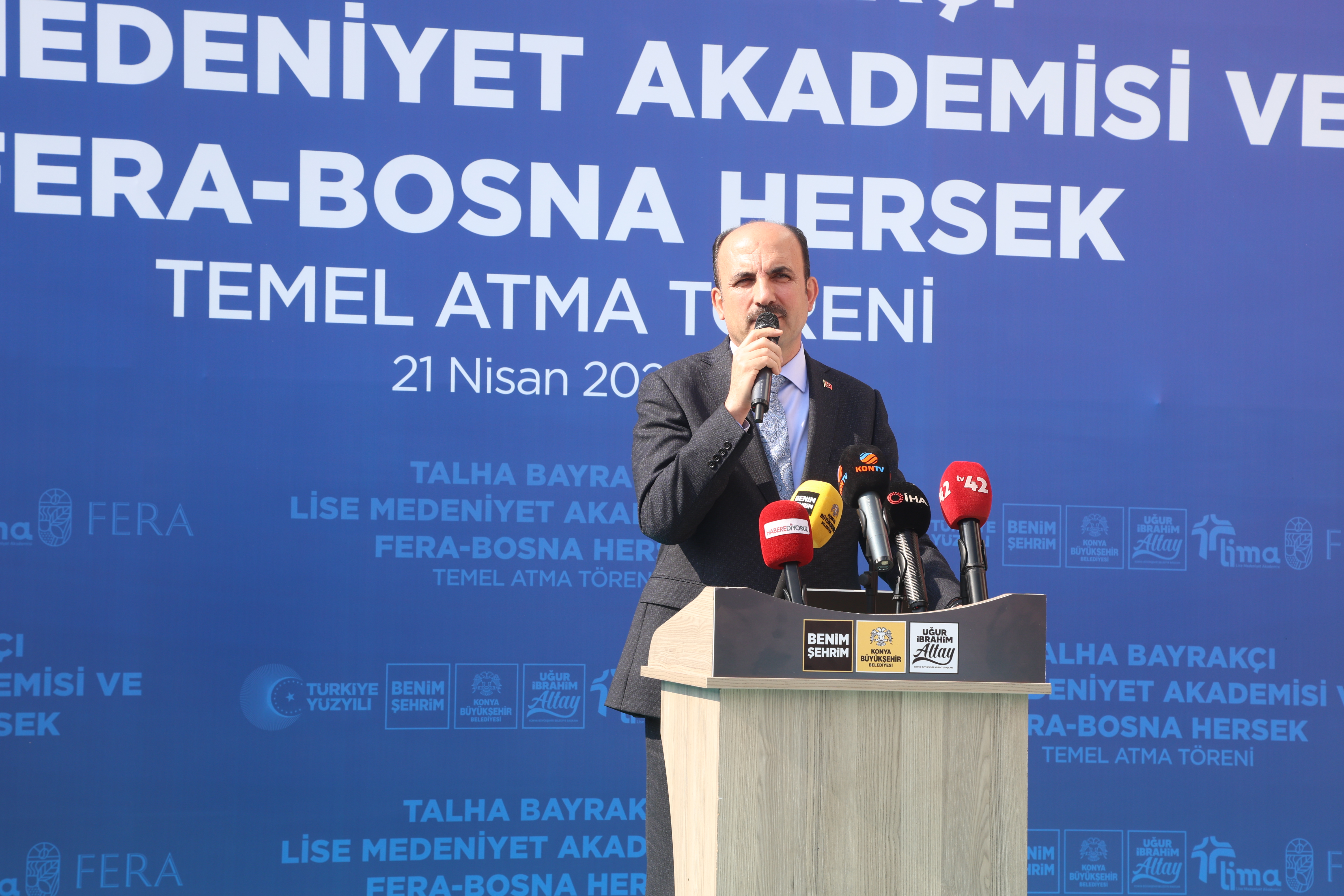 BAŞKAN ALTAY, TALHA BAYRAKÇI LİMA’NIN İŞ BAŞLANGICINI YAPARAK, BOSNA HERSEK FERA’NIN TEMELİNİ ATTI