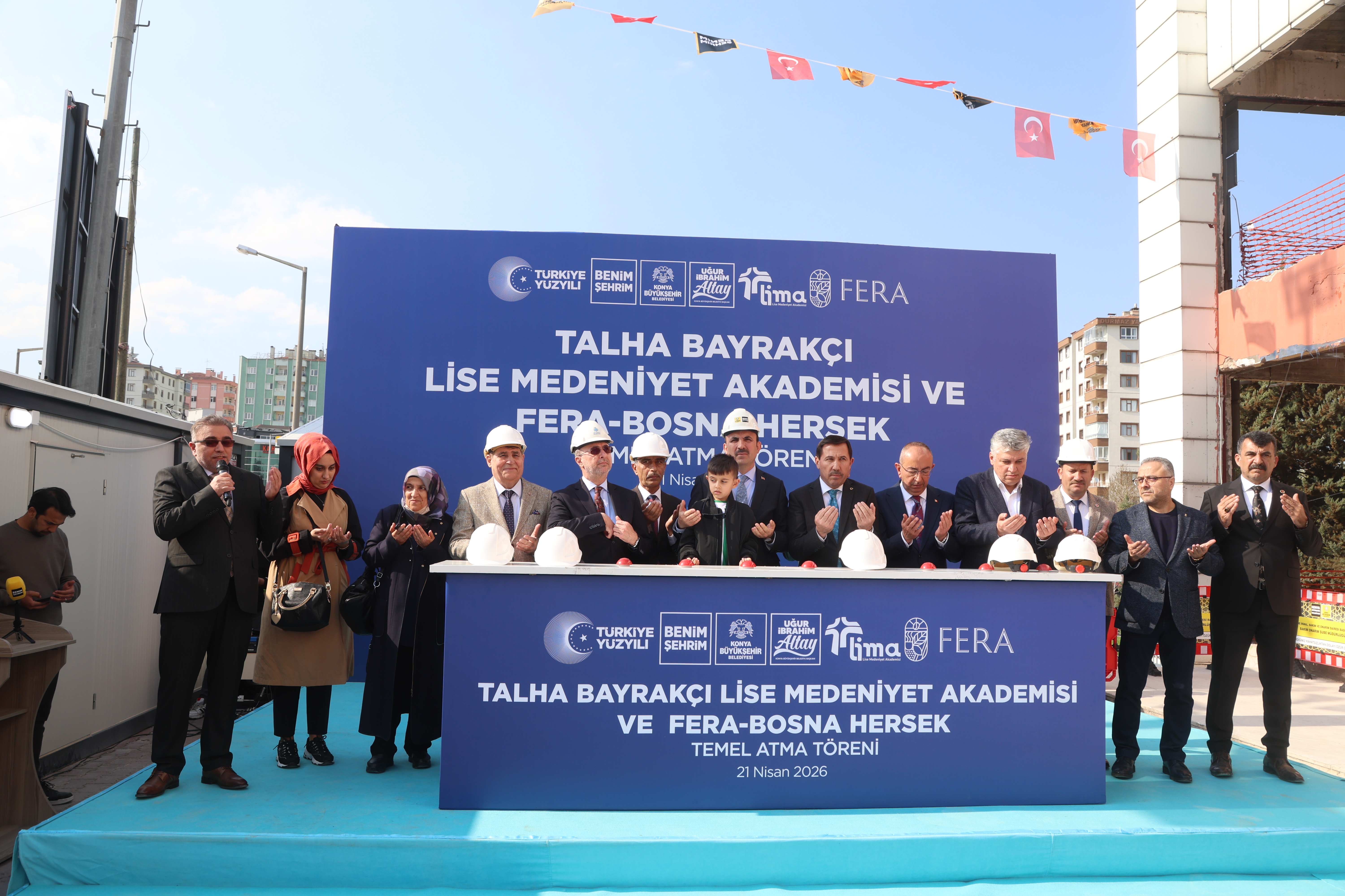 BAŞKAN ALTAY, TALHA BAYRAKÇI LİMA’NIN İŞ BAŞLANGICINI YAPARAK, BOSNA HERSEK FERA’NIN TEMELİNİ ATTI
