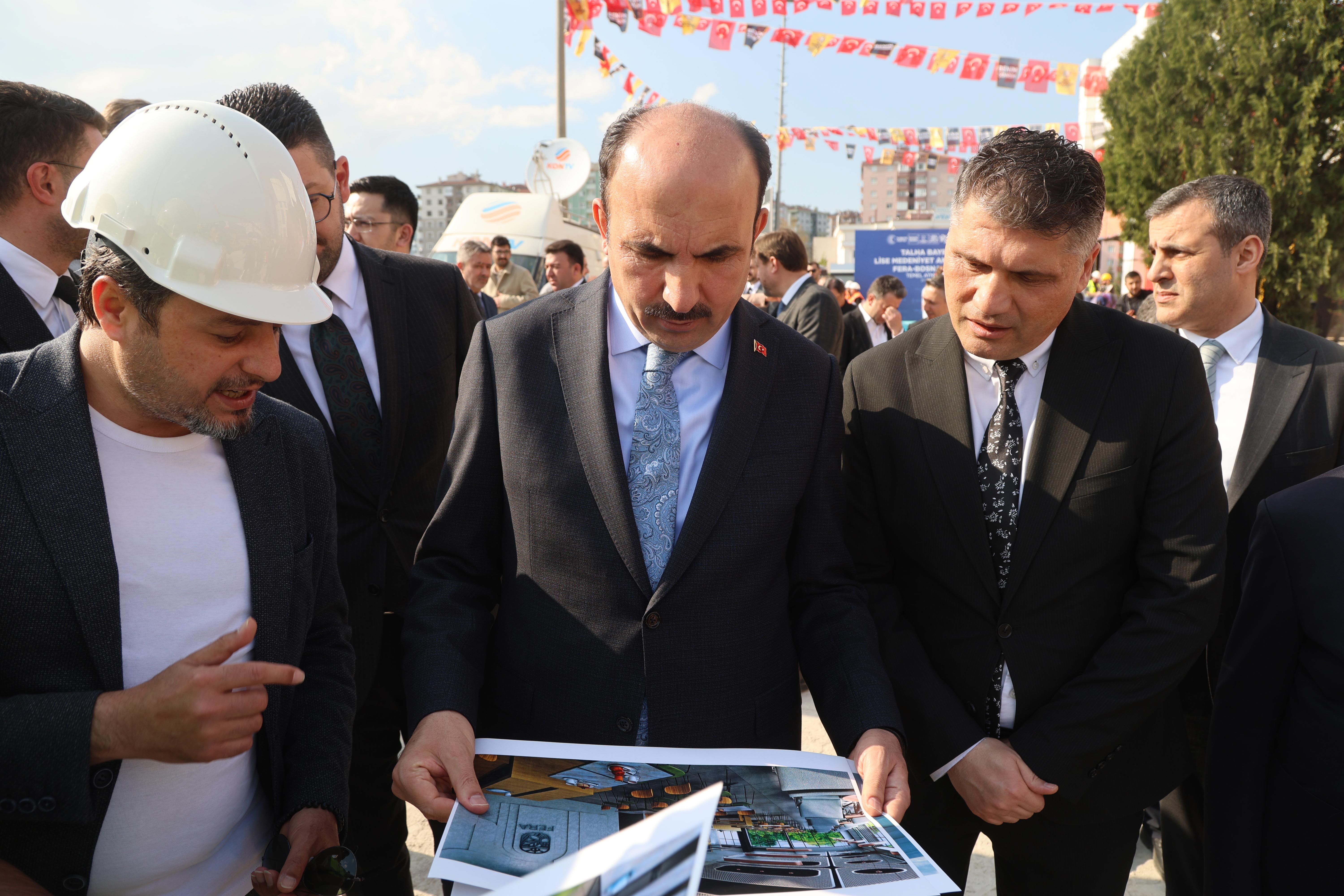 BAŞKAN ALTAY, TALHA BAYRAKÇI LİMA’NIN İŞ BAŞLANGICINI YAPARAK, BOSNA HERSEK FERA’NIN TEMELİNİ ATTI