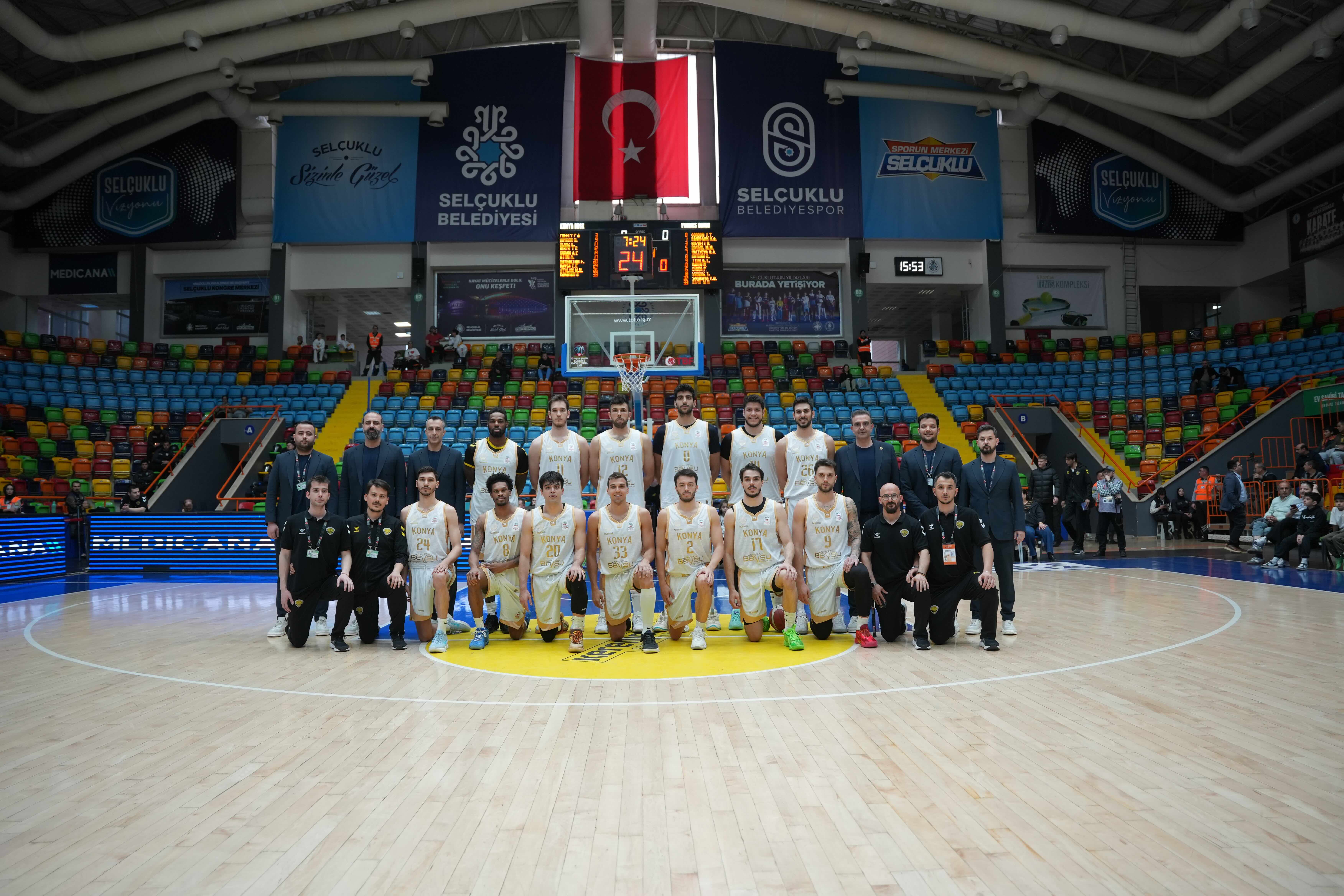 KONYA BÜYÜKŞEHİR, PLAY-OFF ÇEYREK FİNALİNDE FENERBAHÇE KOLEJİ İLE EŞLEŞTİ