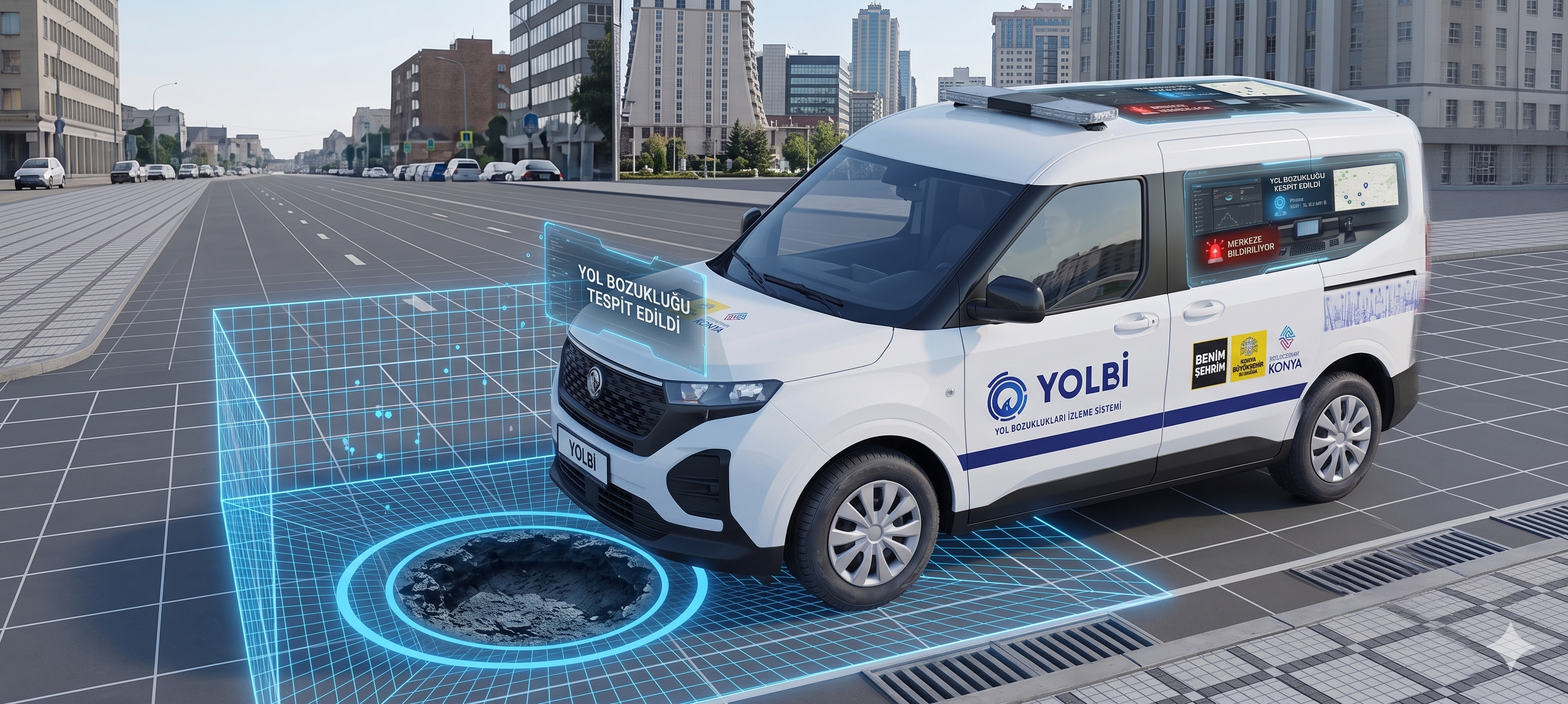 KONYA BÜYÜKŞEHİR’DEN AKILLI ŞEHİRCİLİKTE ÇIĞIR AÇAN ADIM:  YAPAY ZEKÂ DESTEKLİ YOL BOZUKLUKLARI İZLEME SİSTEMİ DEVREYE GİRİYOR