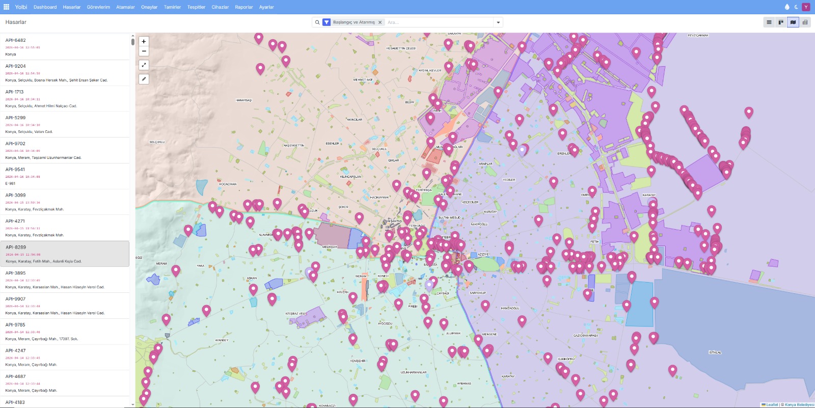 KONYA BÜYÜKŞEHİR’DEN AKILLI ŞEHİRCİLİKTE ÇIĞIR AÇAN ADIM:  YAPAY ZEKÂ DESTEKLİ YOL BOZUKLUKLARI İZLEME SİSTEMİ DEVREYE GİRİYOR