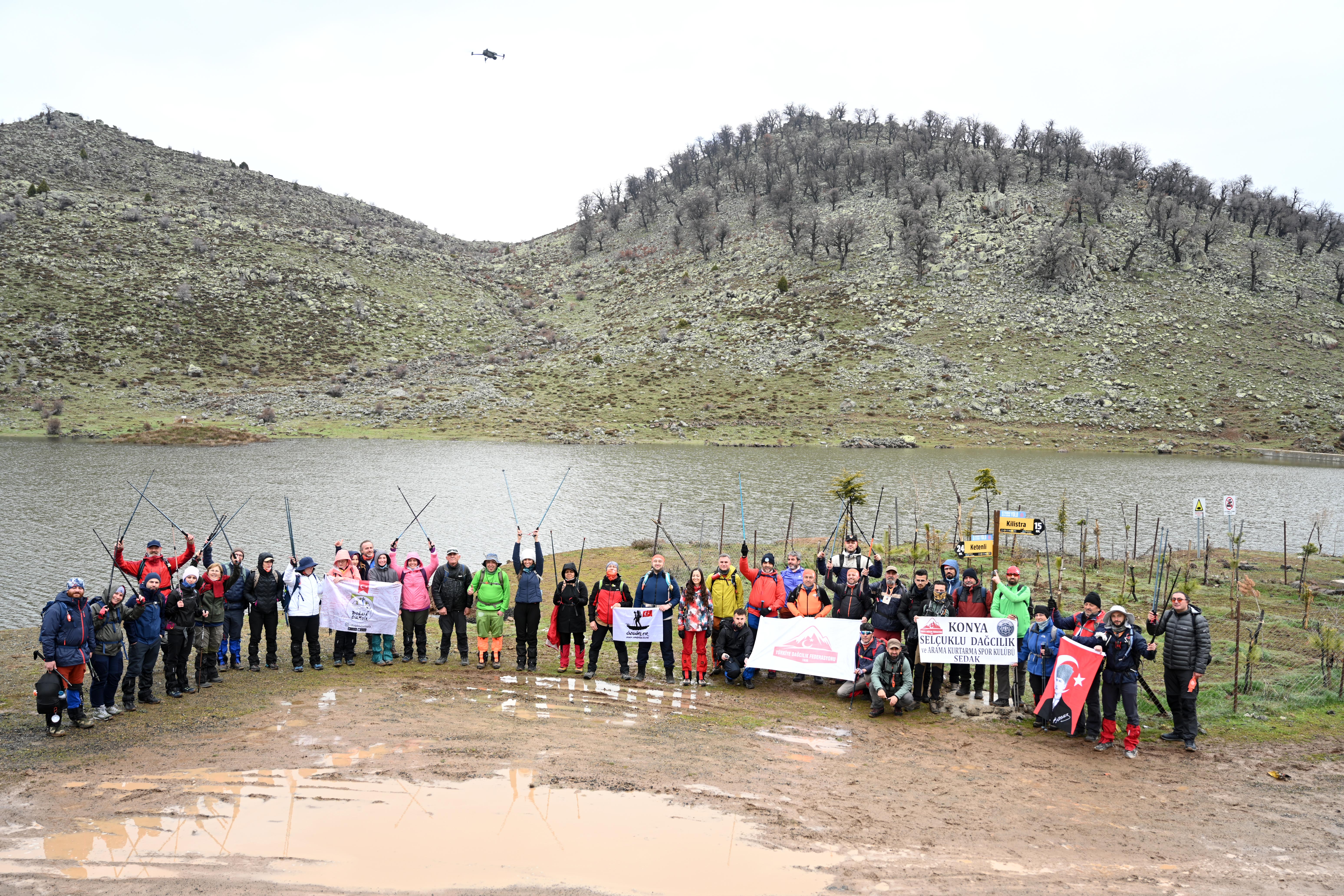 KONYA BÜYÜKŞEHİR, KEYKUBAD YOLU’NDA BAHARIN COŞKUSUNU DOĞASEVERLERLE BULUŞTURDU