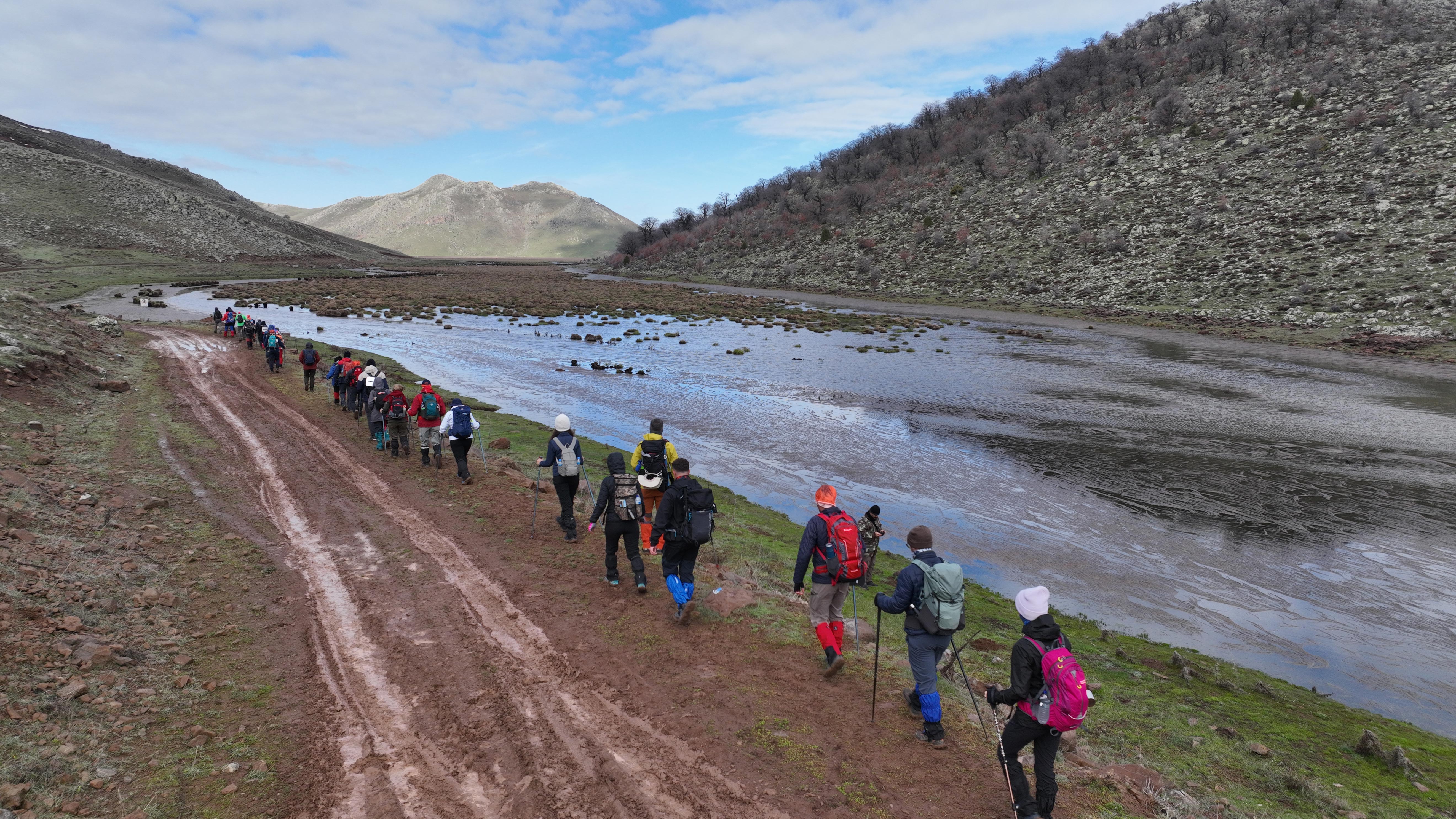 KONYA BÜYÜKŞEHİR, KEYKUBAD YOLU’NDA BAHARIN COŞKUSUNU DOĞASEVERLERLE BULUŞTURDU