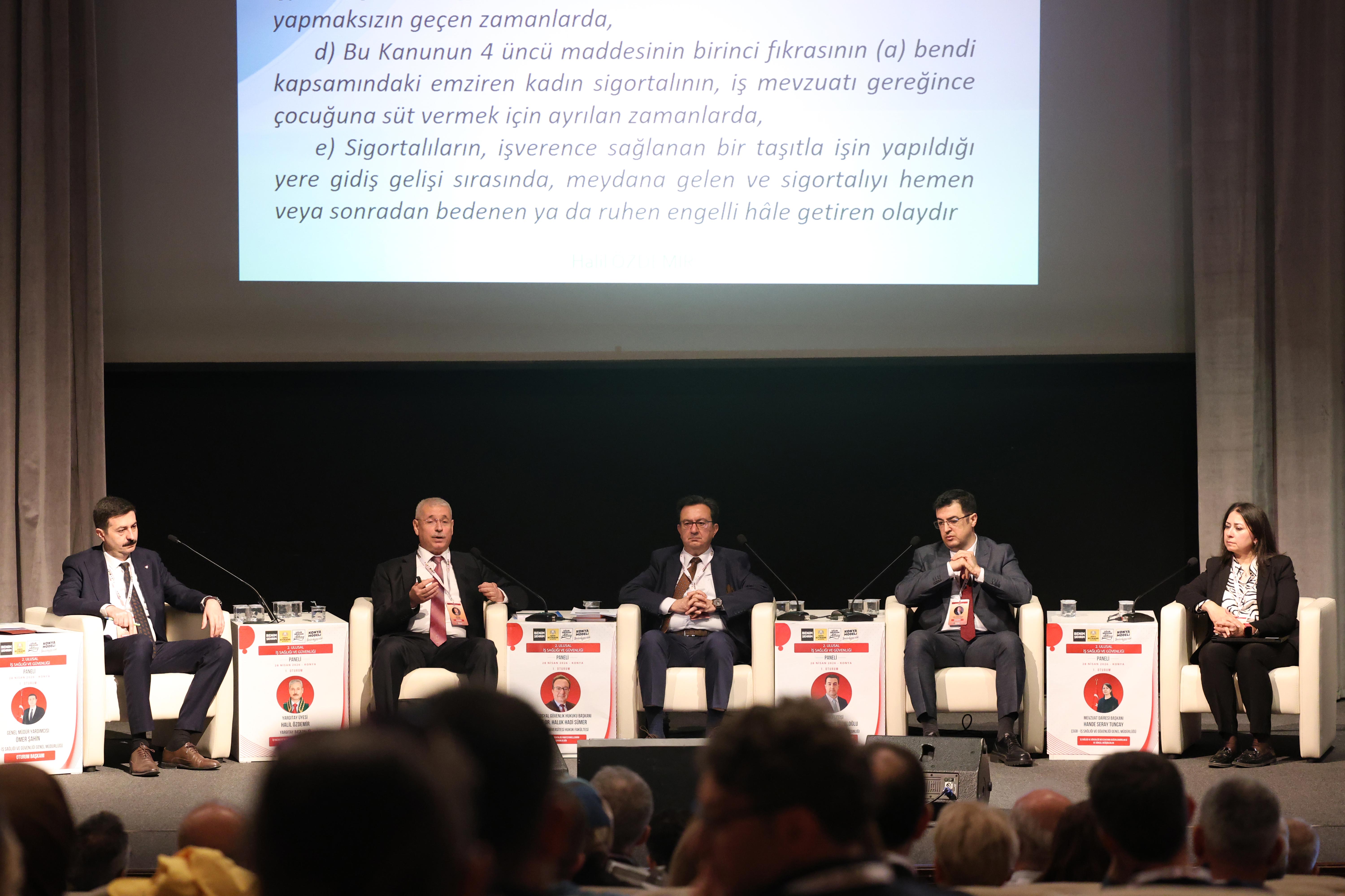 KONYA BÜYÜKŞEHİR, 2. ULUSAL İŞ SAĞLIĞI VE GÜVENLİĞİ PANELİ DÜZENLEDİ