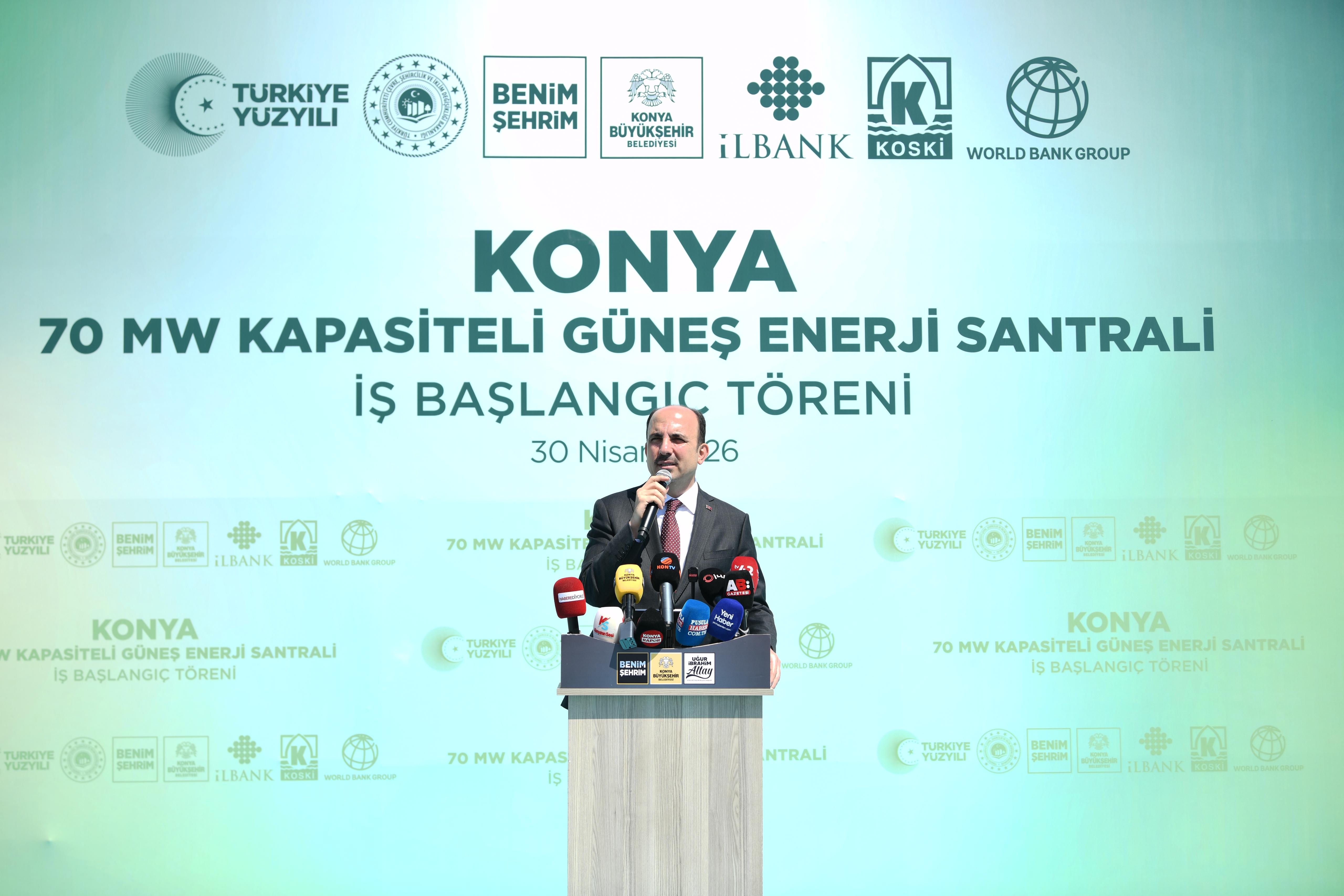 KONYA BÜYÜKŞEHİR’DEN YENİLENEBİLİR ENERJİDE DEV ATILIM