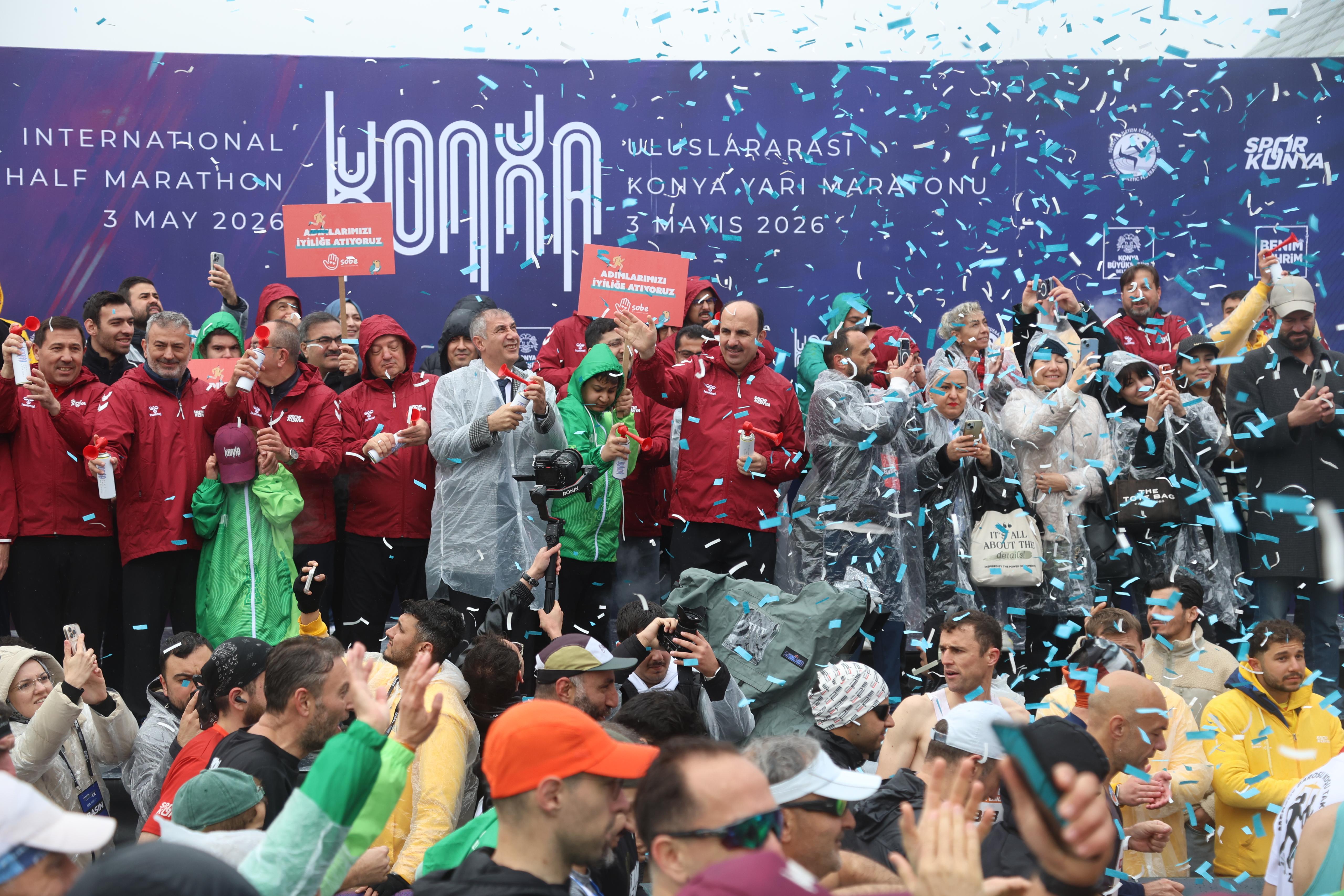 5. ULUSLARARASI KONYA YARI MARATONU’NDA DÜNYANIN RİTMİ KONYA’DA ATTI