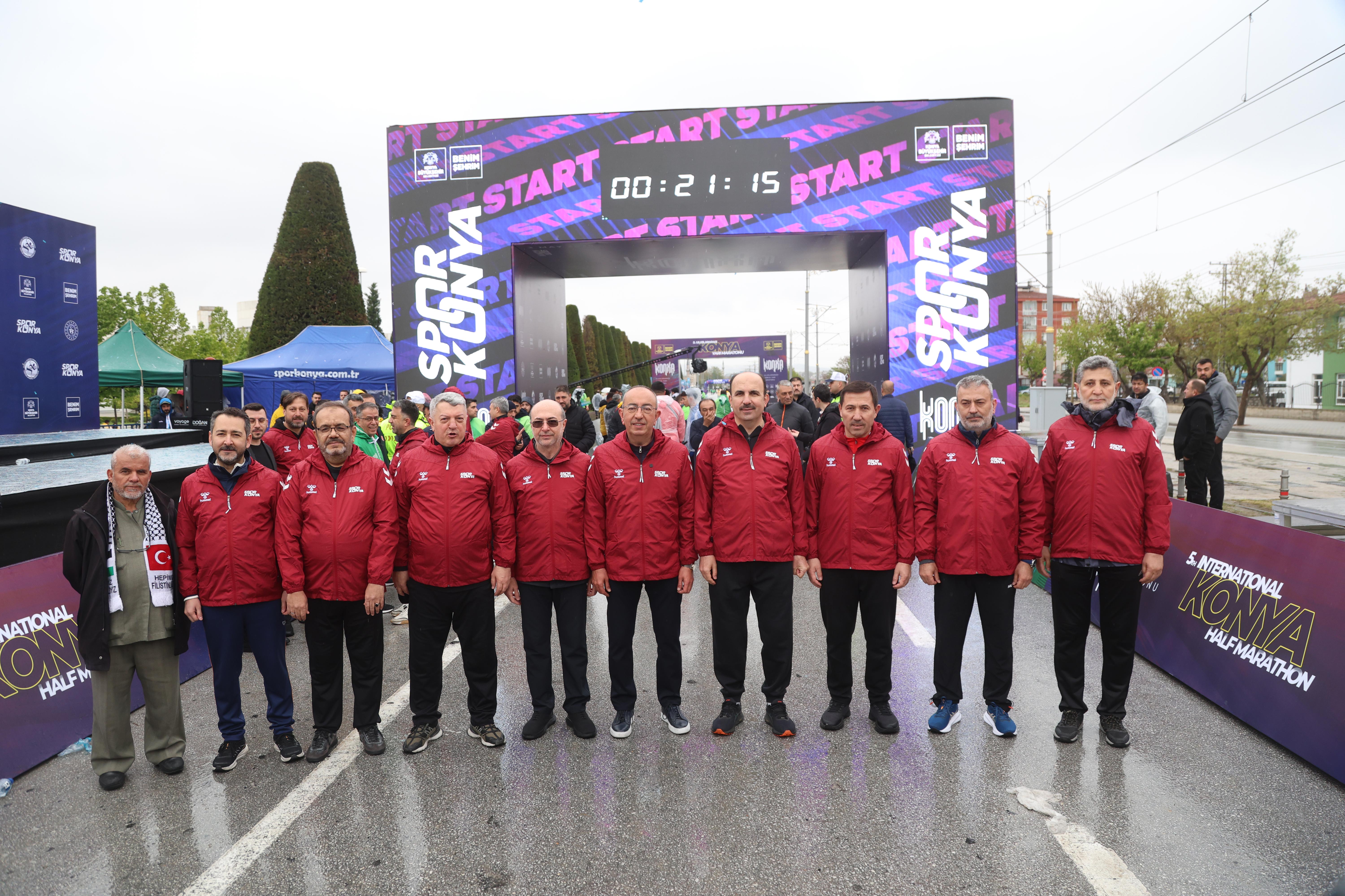 5. ULUSLARARASI KONYA YARI MARATONU’NDA DÜNYANIN RİTMİ KONYA’DA ATTI