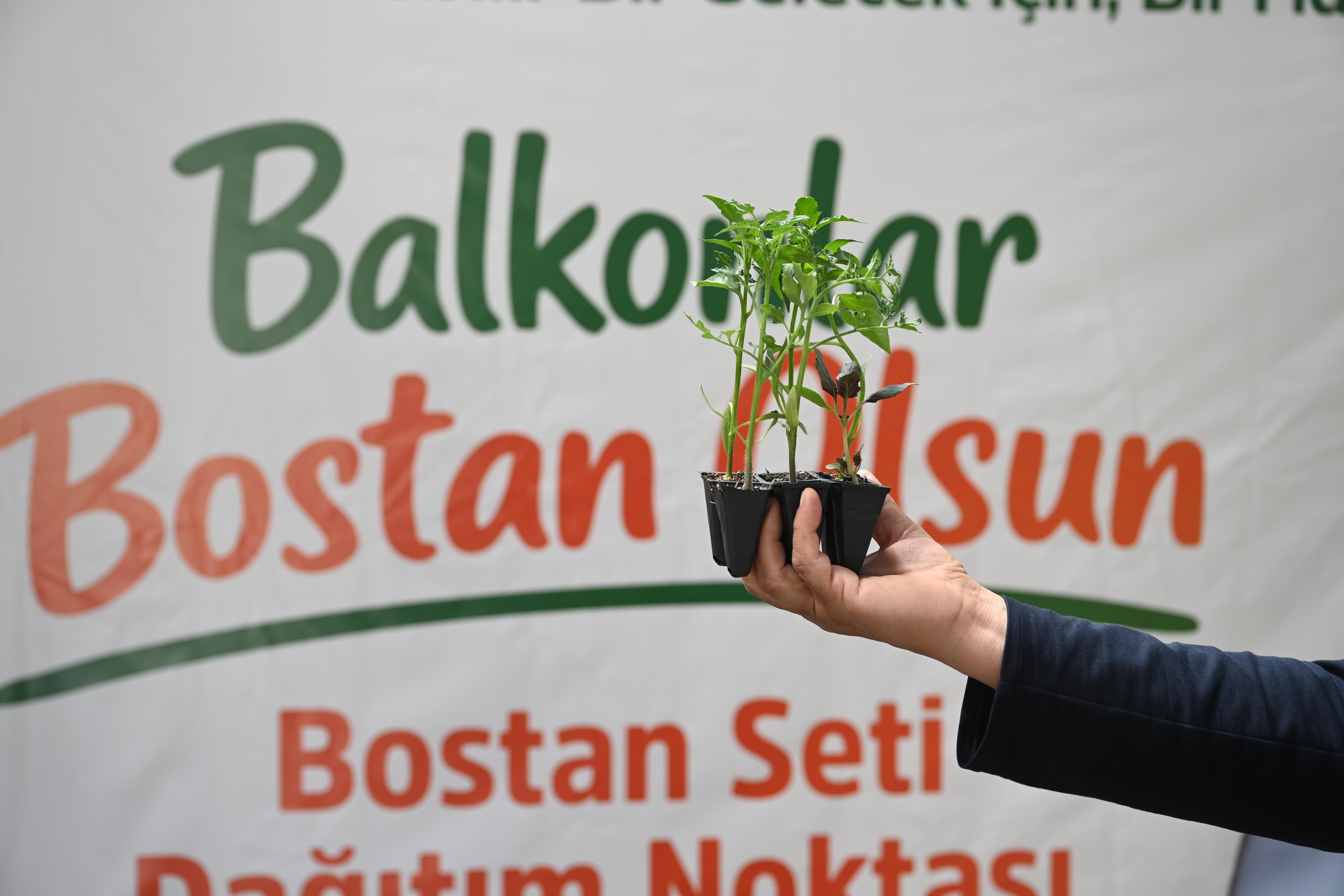 KONYA BÜYÜKŞEHİR “BALKONLAR BOSTAN OLSUN” PROJESİNDE BOSTAN SETLERİNİN DAĞITIMINA BAŞLADI