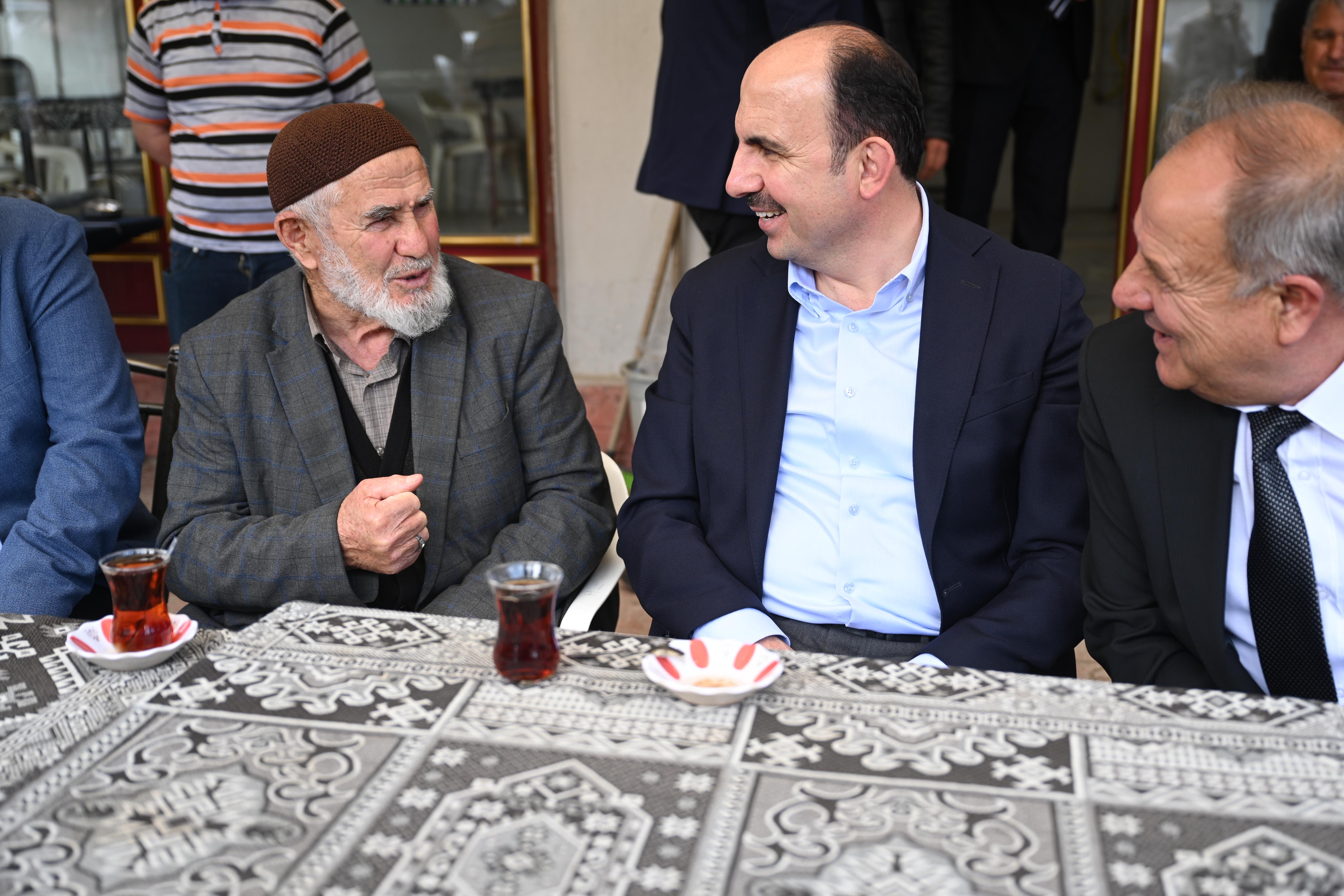 BAŞKAN ALTAY SARAYÖNÜ’NDE VATANDAŞLARLA BULUŞTU
