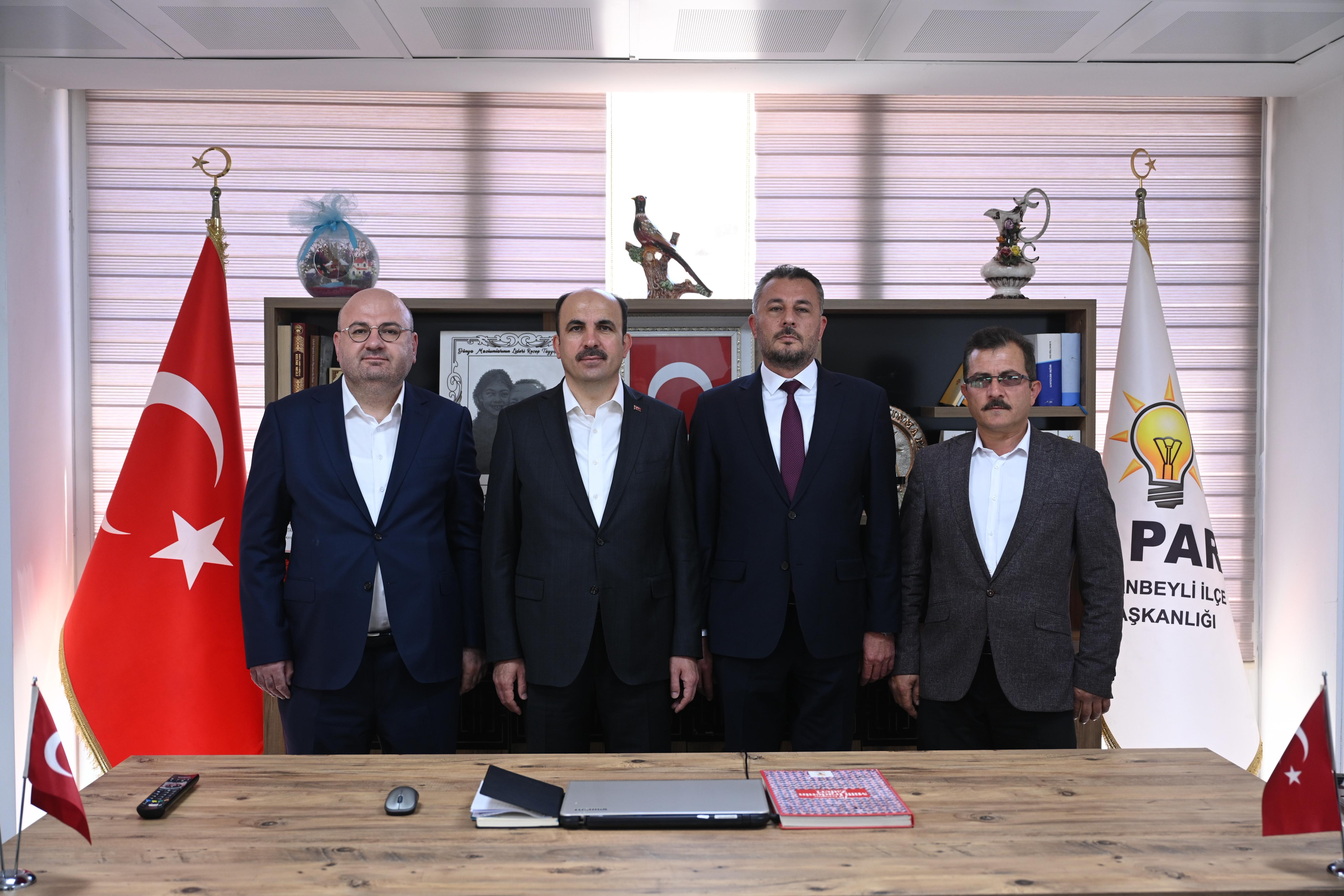 BAŞKAN ALTAY CİHANBEYLİ VE KULU’YU ZİYARET ETTİ, KULU İTFAİYE MERKEZİ’NİN TEMELİNİ ATTI