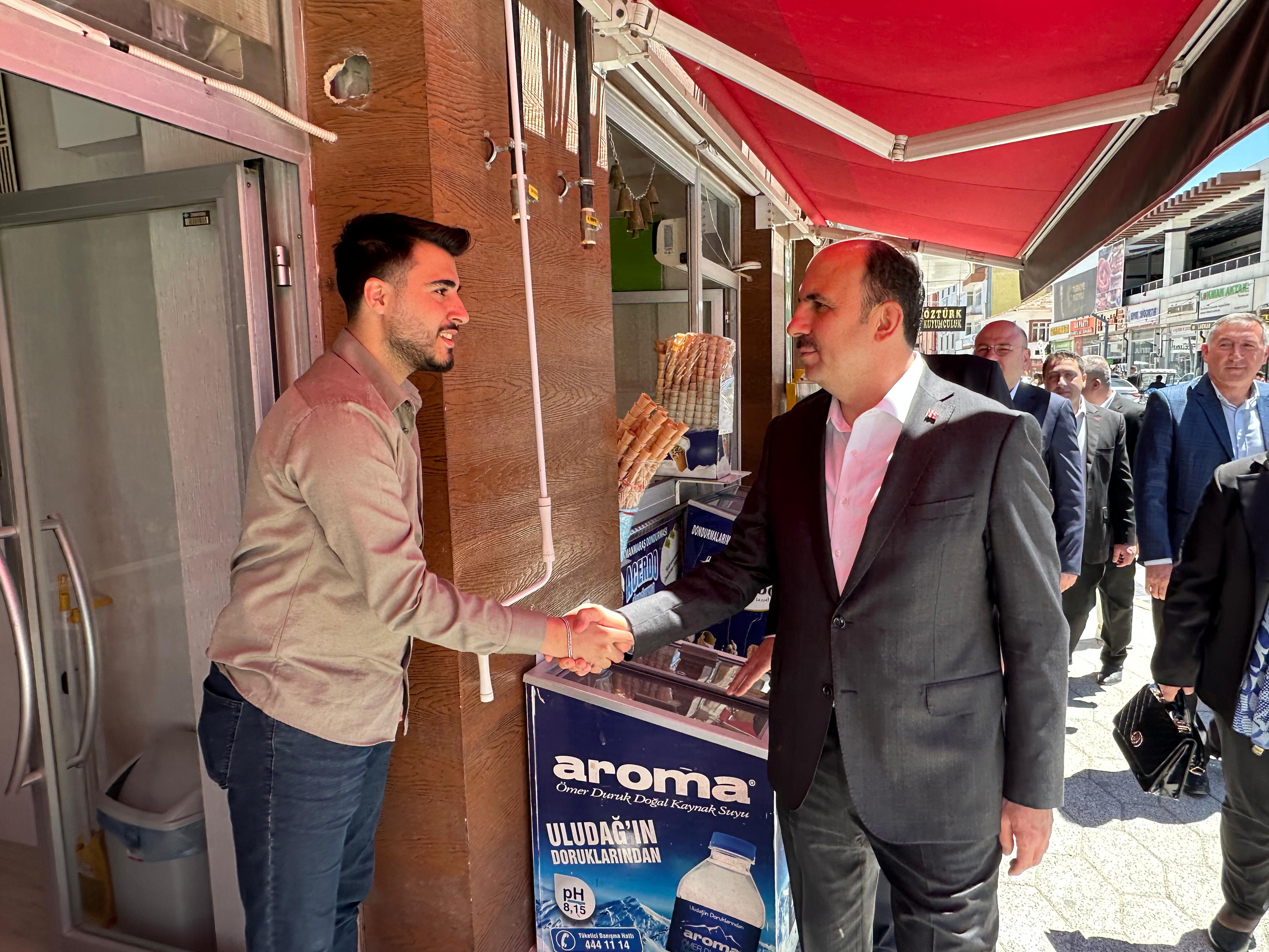 BAŞKAN ALTAY CİHANBEYLİ VE KULU’YU ZİYARET ETTİ, KULU İTFAİYE MERKEZİ’NİN TEMELİNİ ATTI
